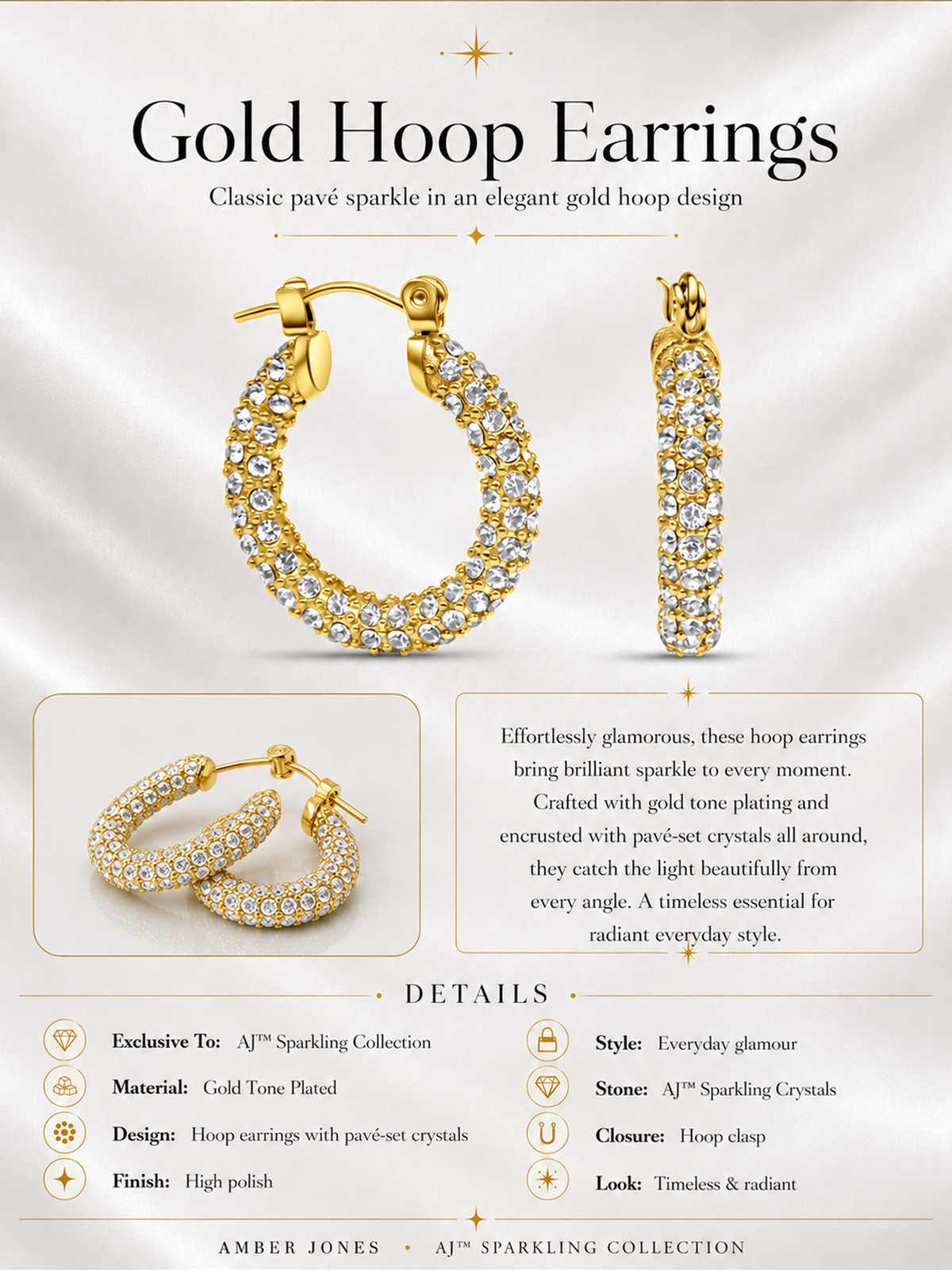 Gold Hoop Earrings