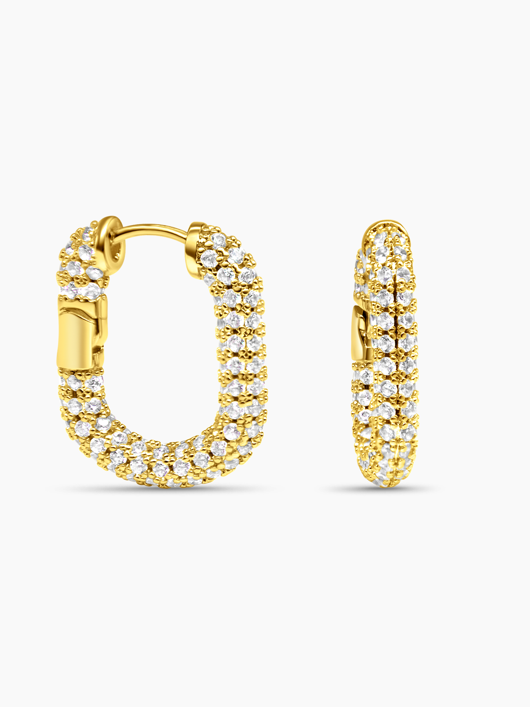 Gold Huggie Earrings