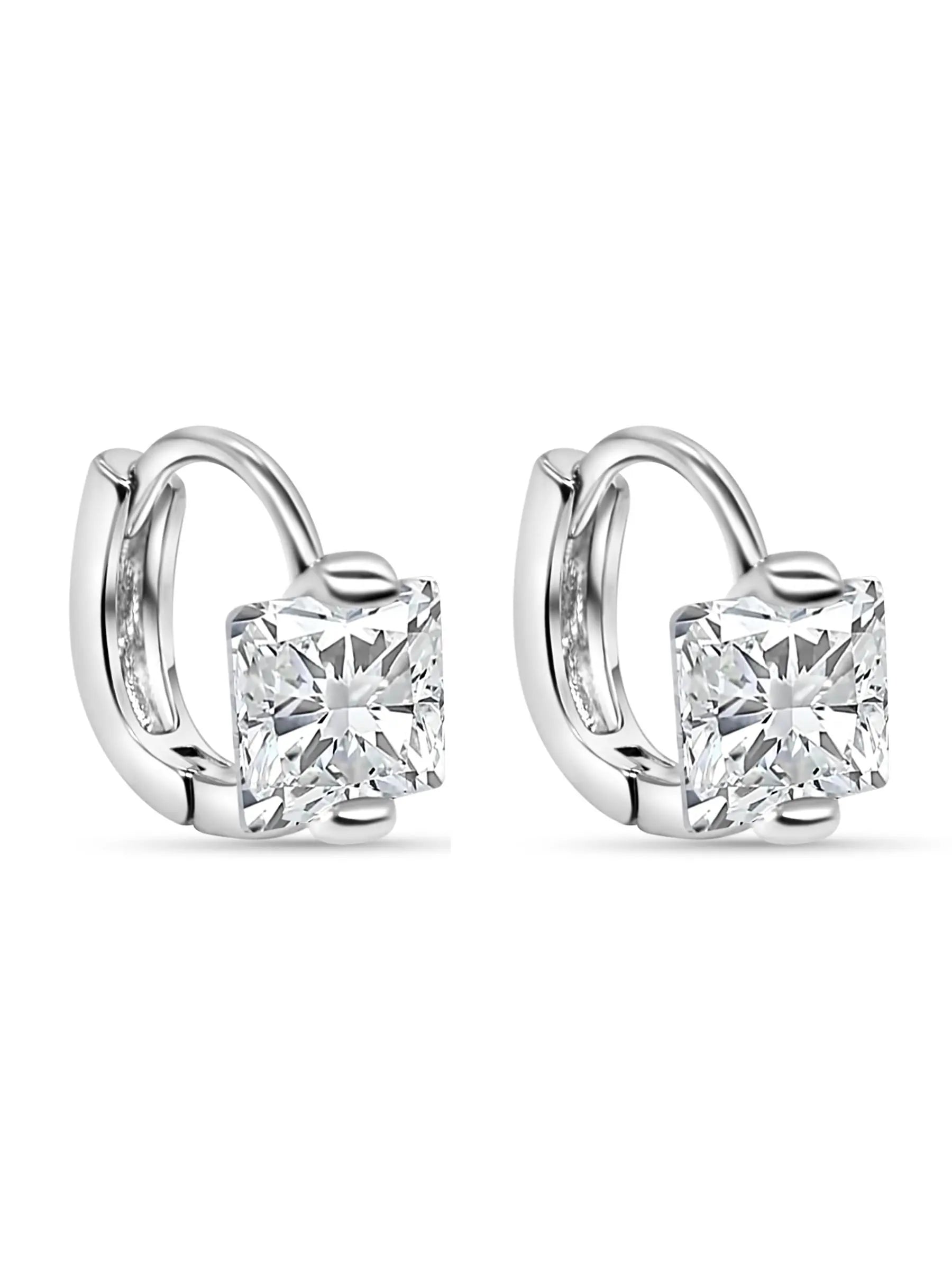 Huggies Silver 925 Sterling Silver Women’s Earrings