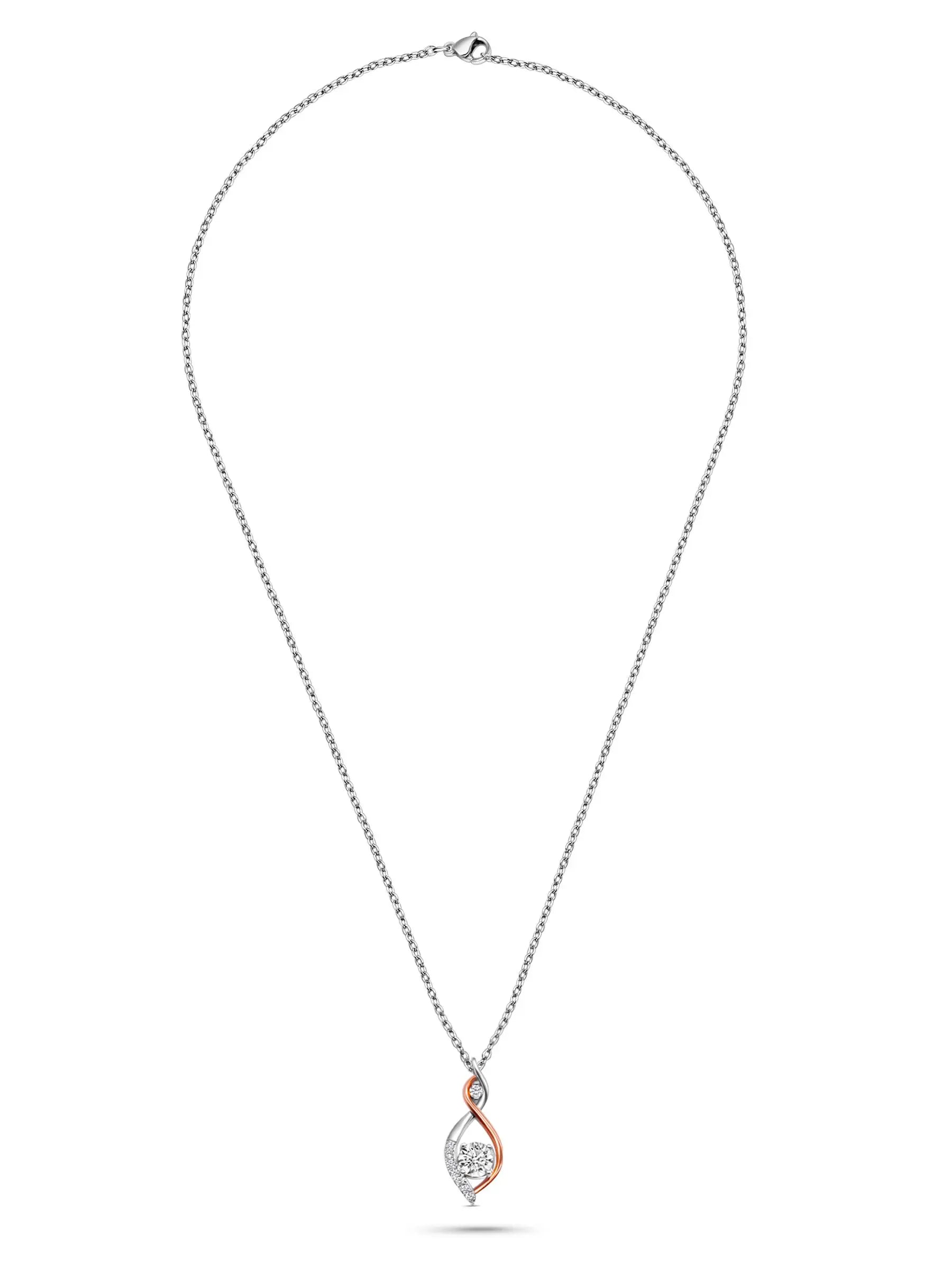 Infinity Love Sterling Silver Necklace - AMBER JONES