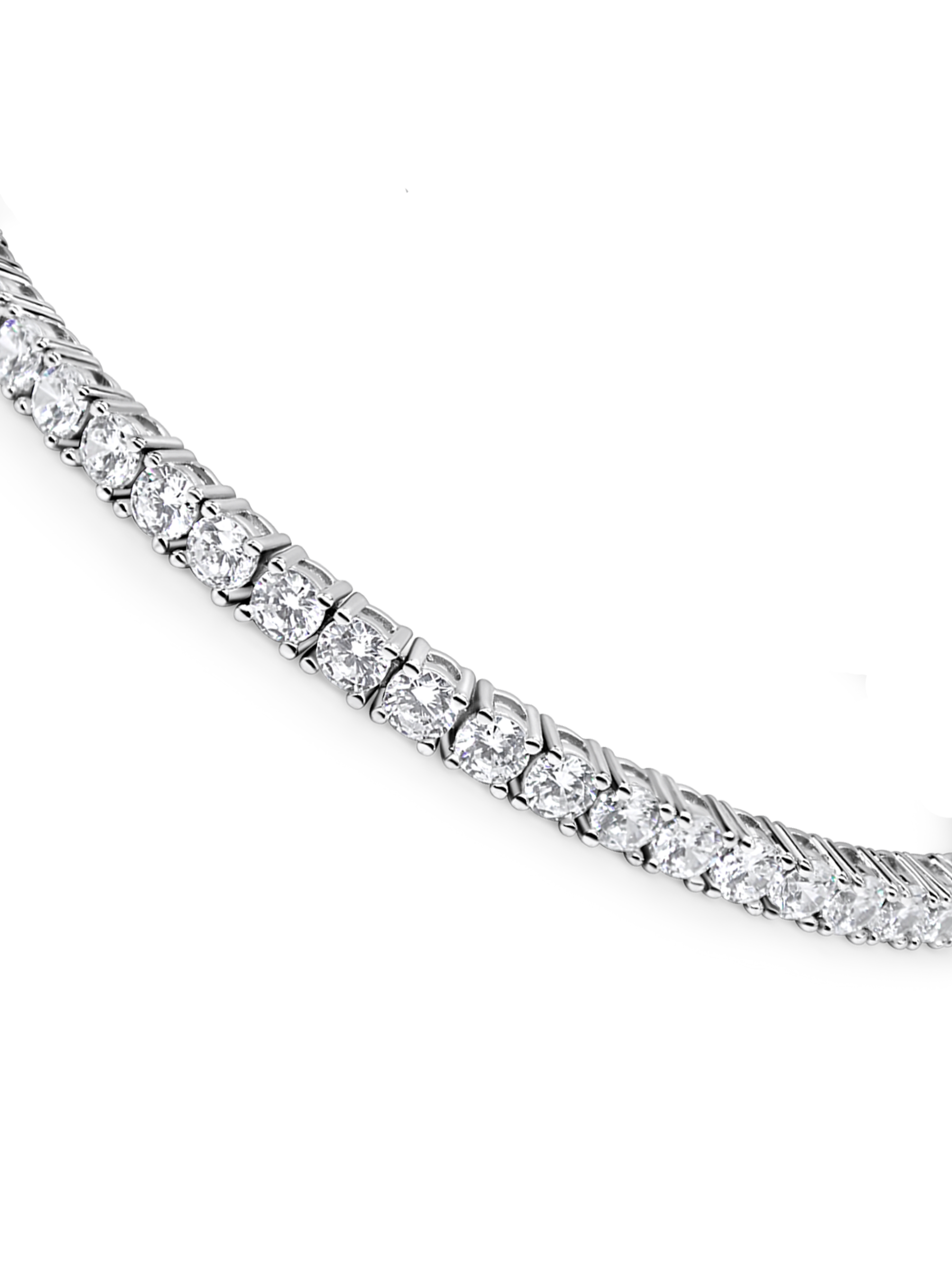 Sparkling Tennis Bracelet AJ™ Rhodium Plated