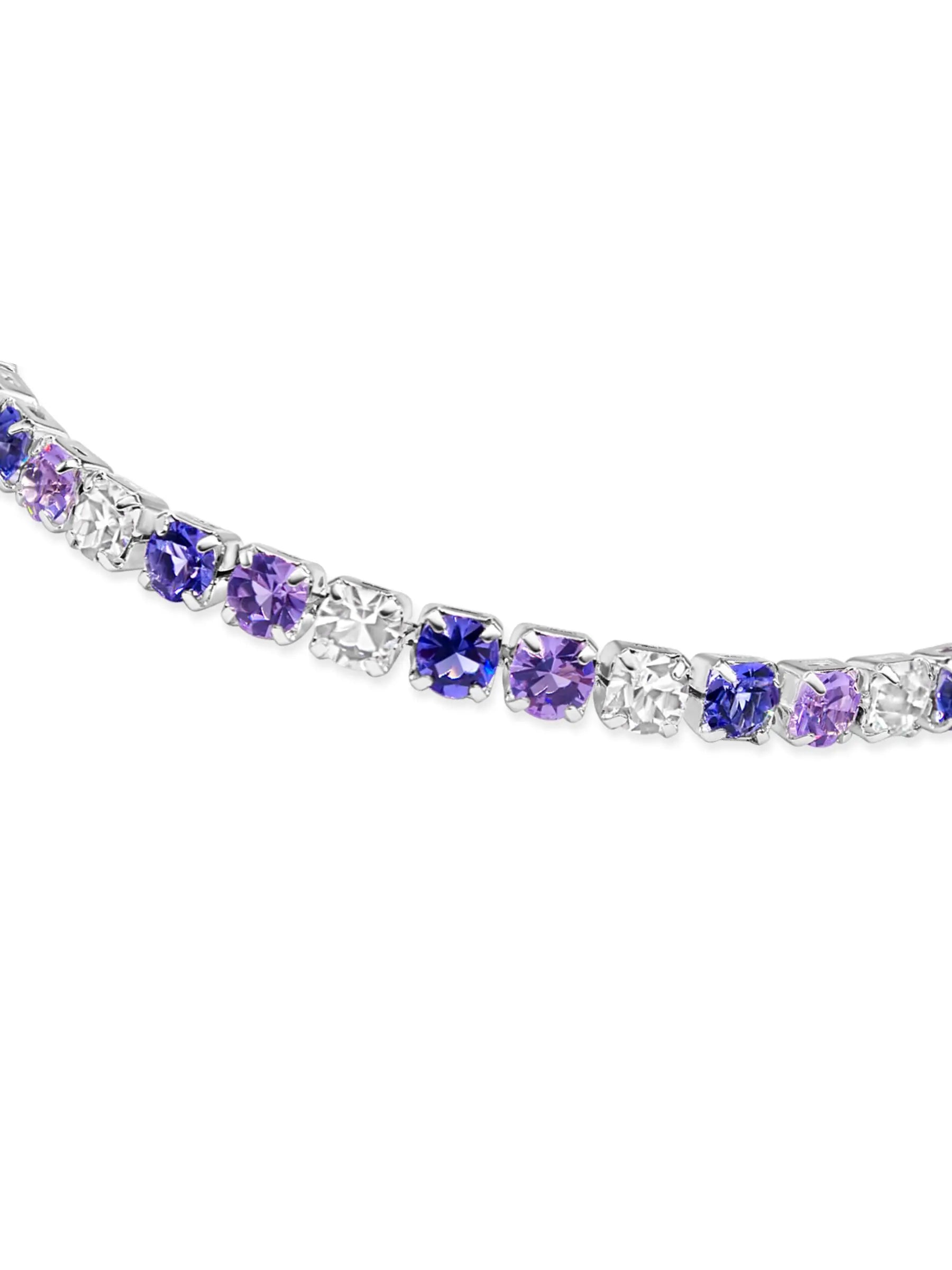 Purple Tennis Bracelet By Olivia Paris AMBER JONES