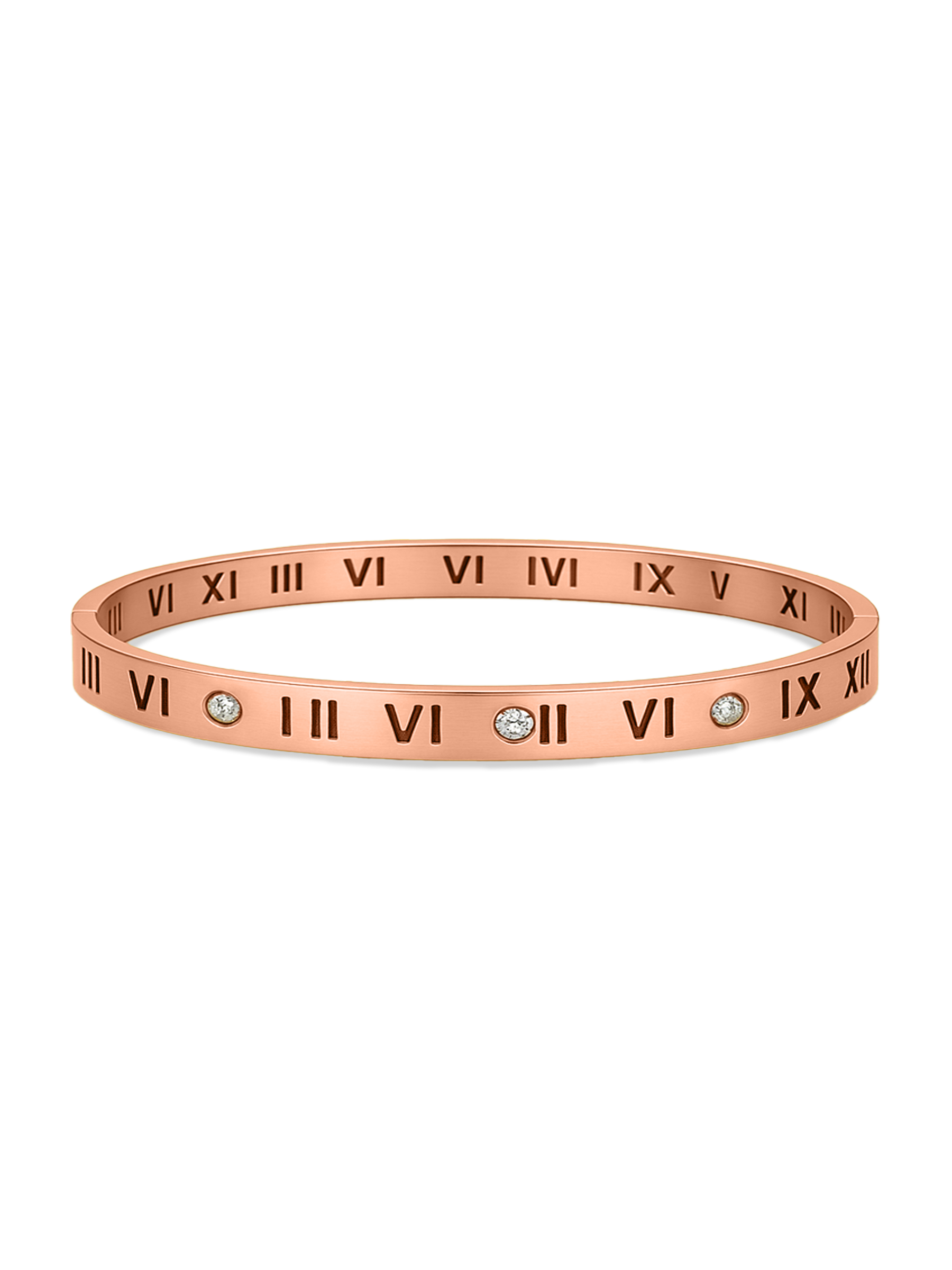 Roman Numeral Bangle Bracelet
