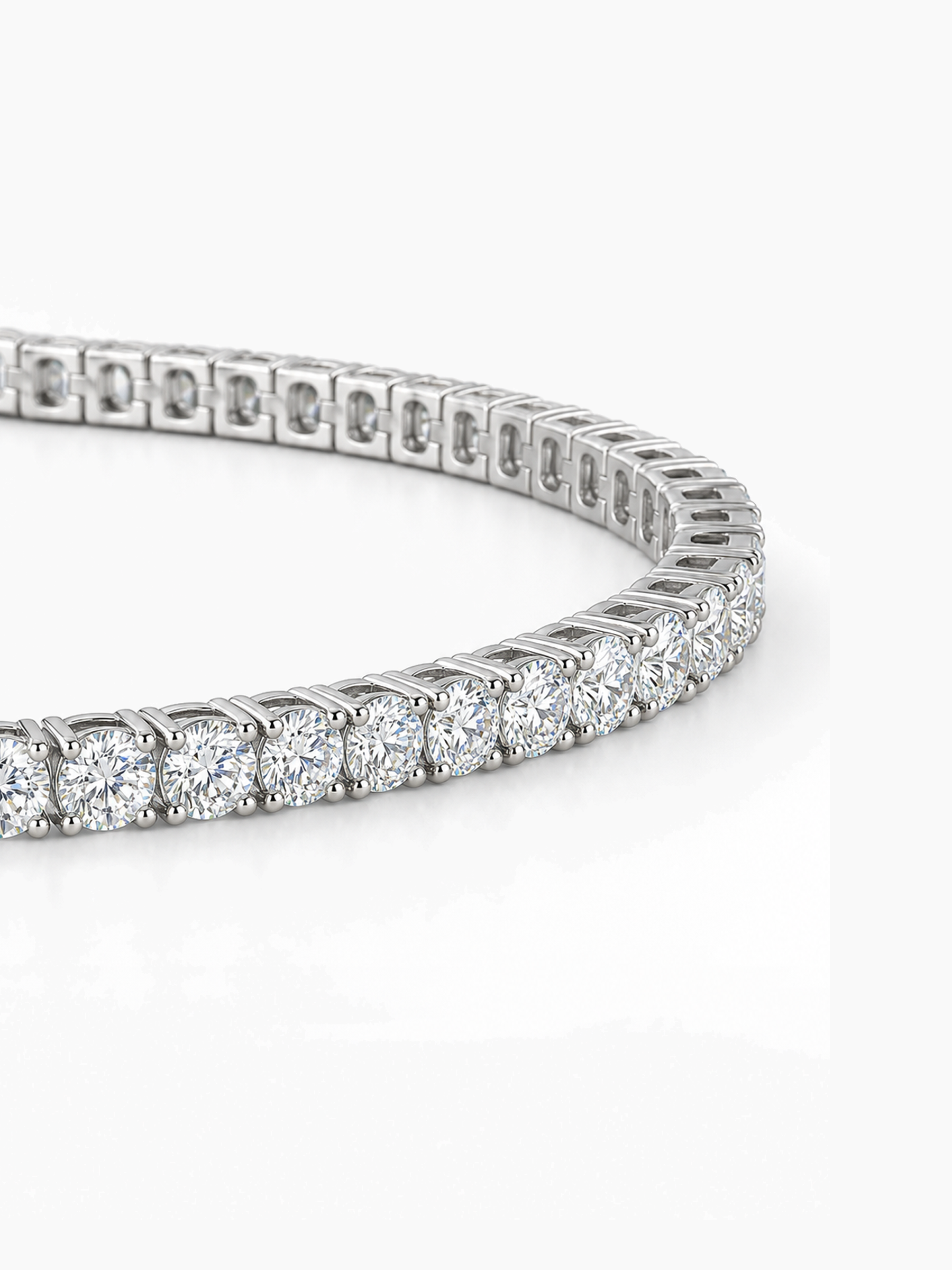 5Ct Sparkling Moissanite Diamond Tennis Bracelet