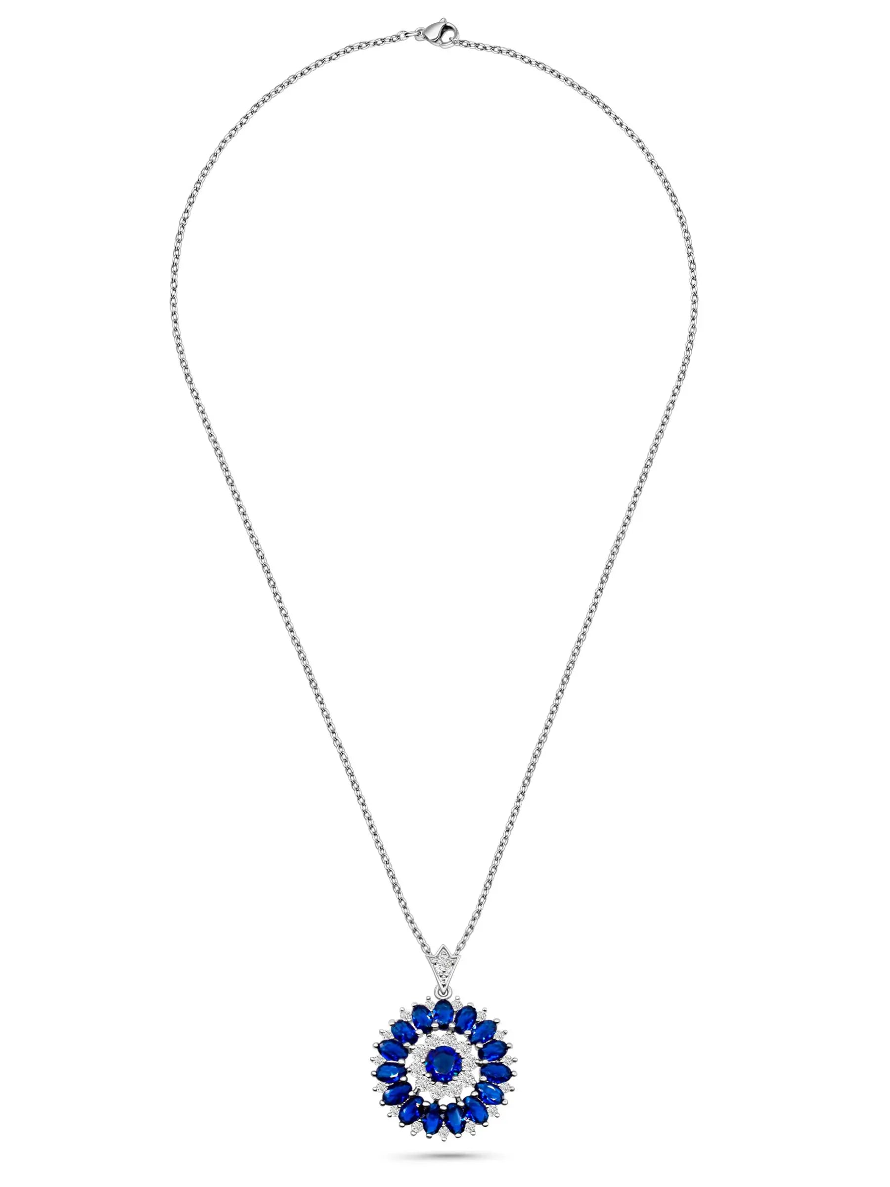 Sapphire Blue Necklace for Women