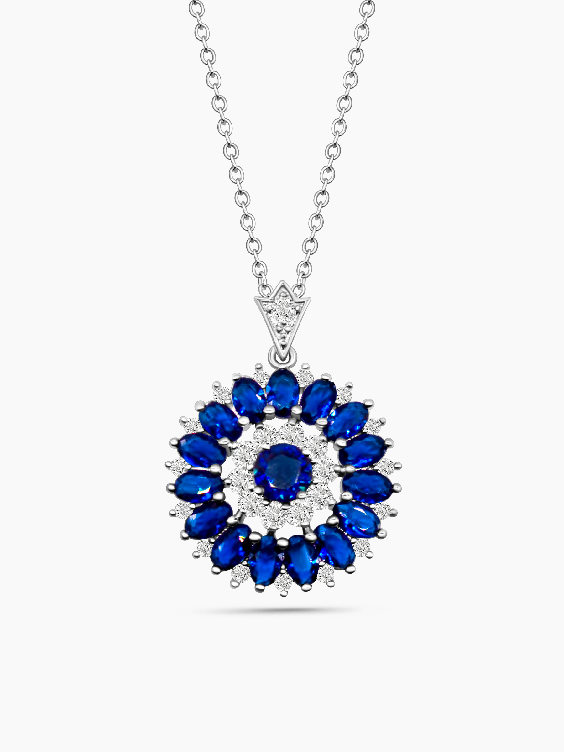 Sapphire Blue Necklace for Women