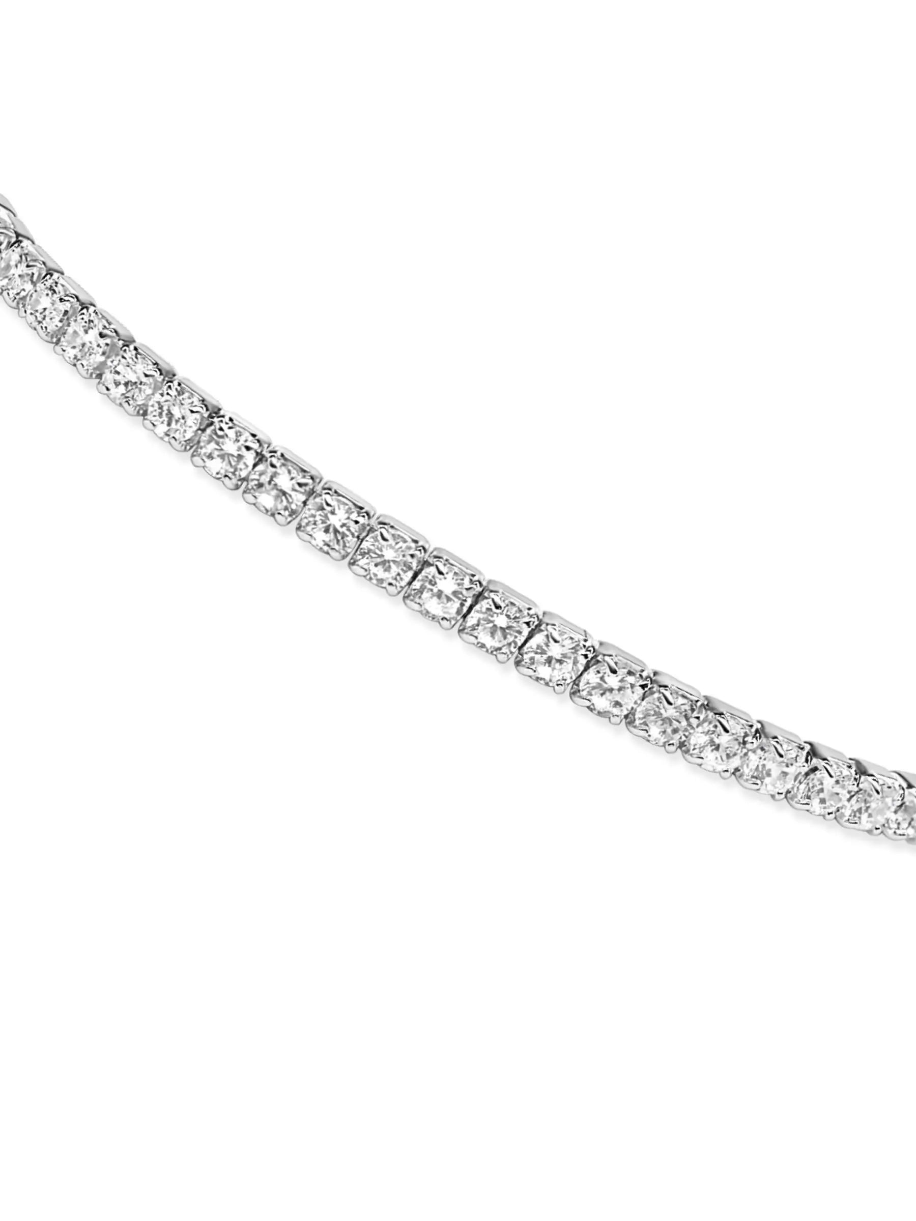 Tennis Bracelet Sterling Silver 2mm AMBER JONES