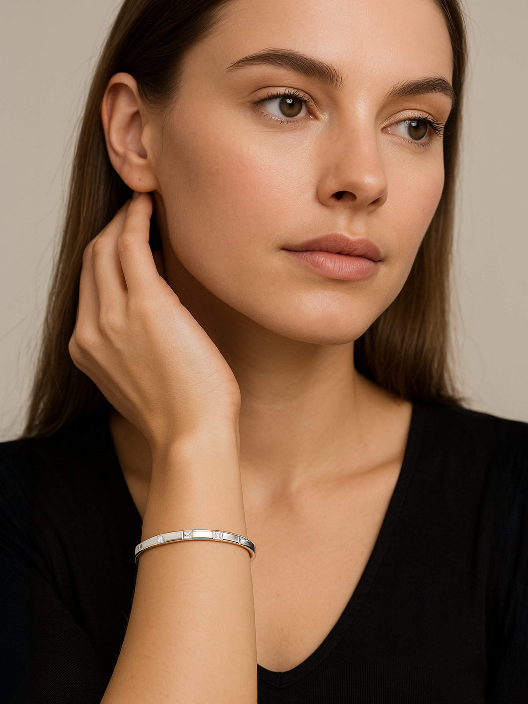 Bangle Bracelet Gold Vermeil