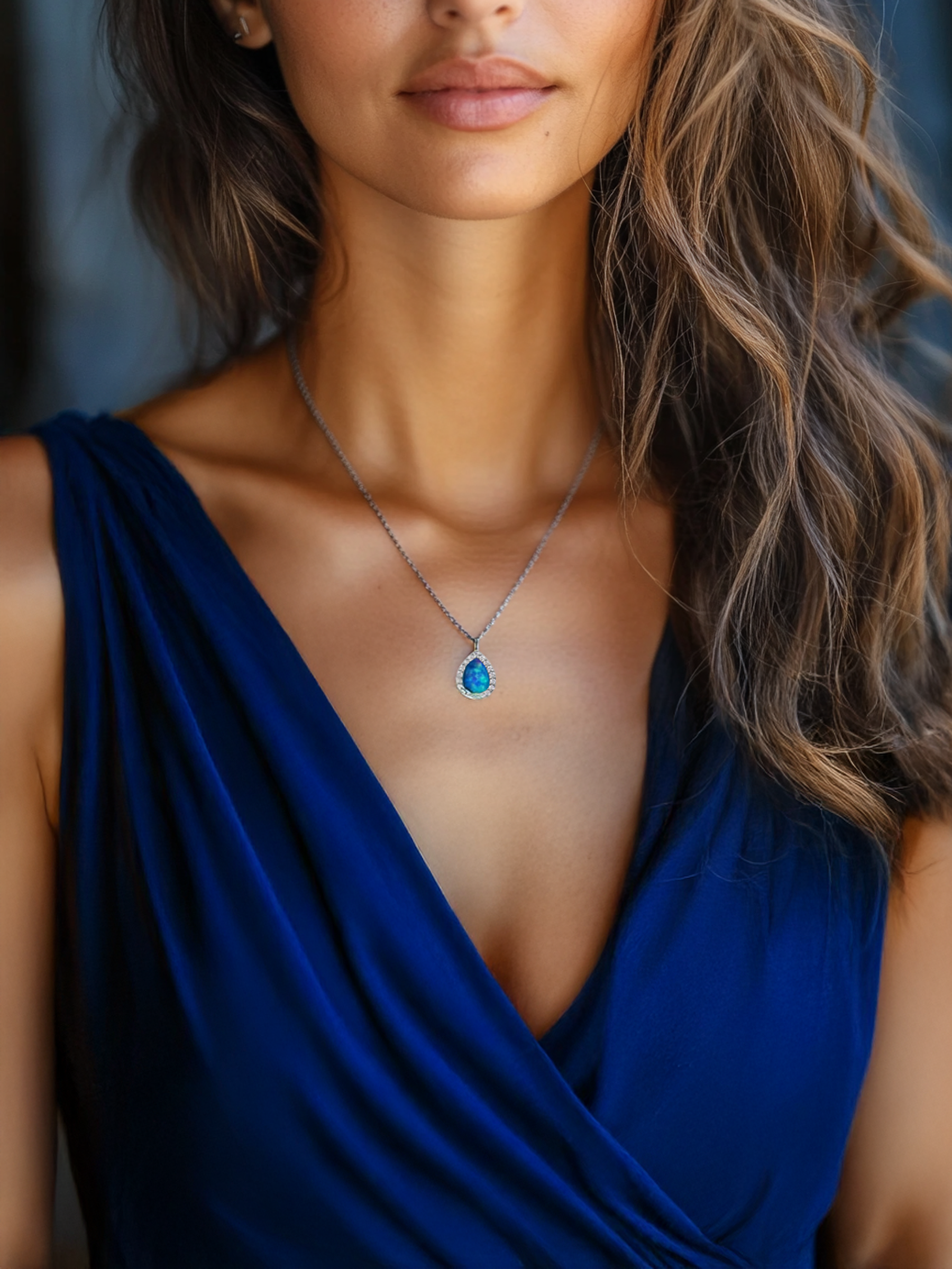 Blue Opal Pendant