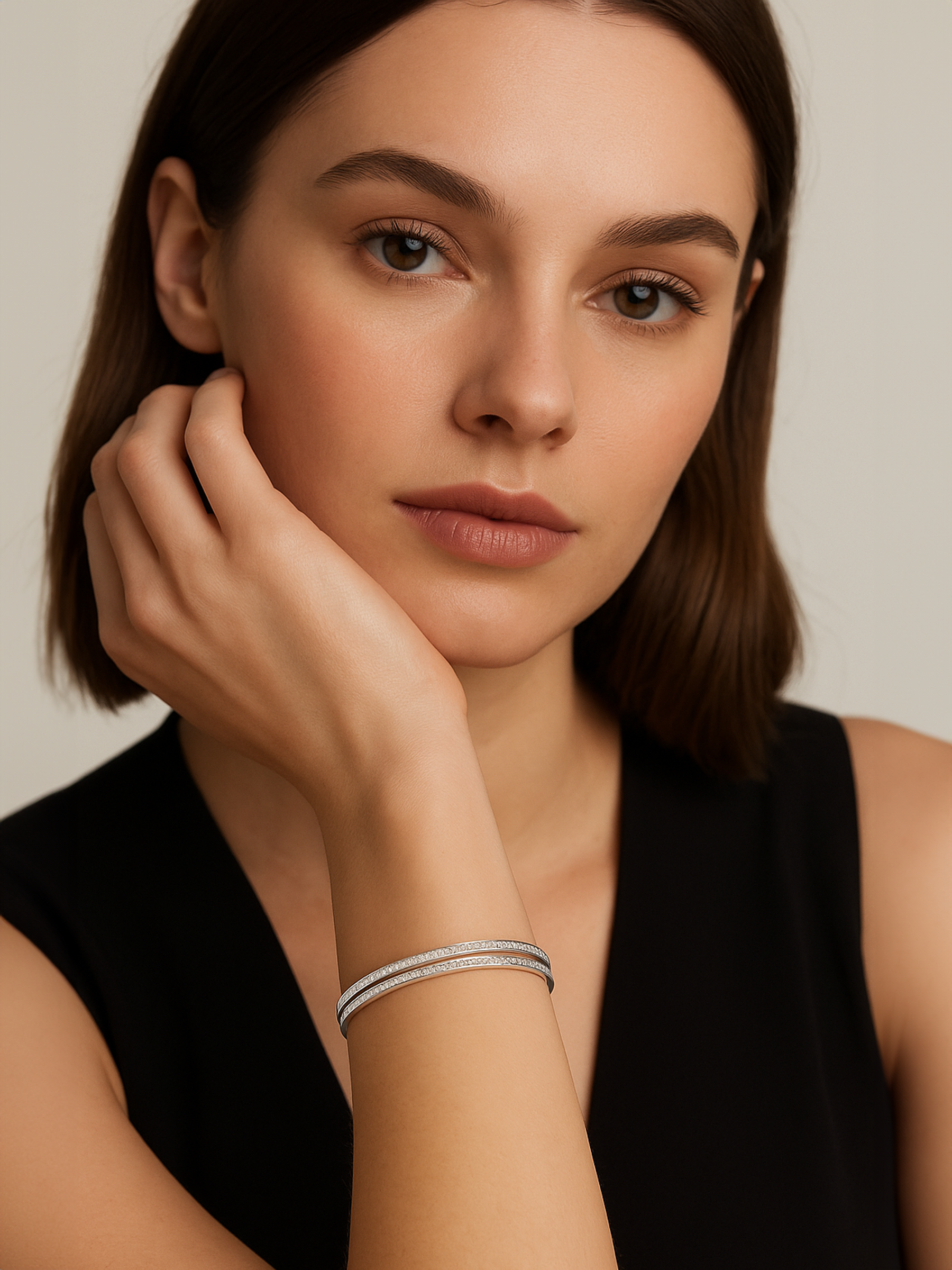 Bangle Bracelet 18K Gold Plated