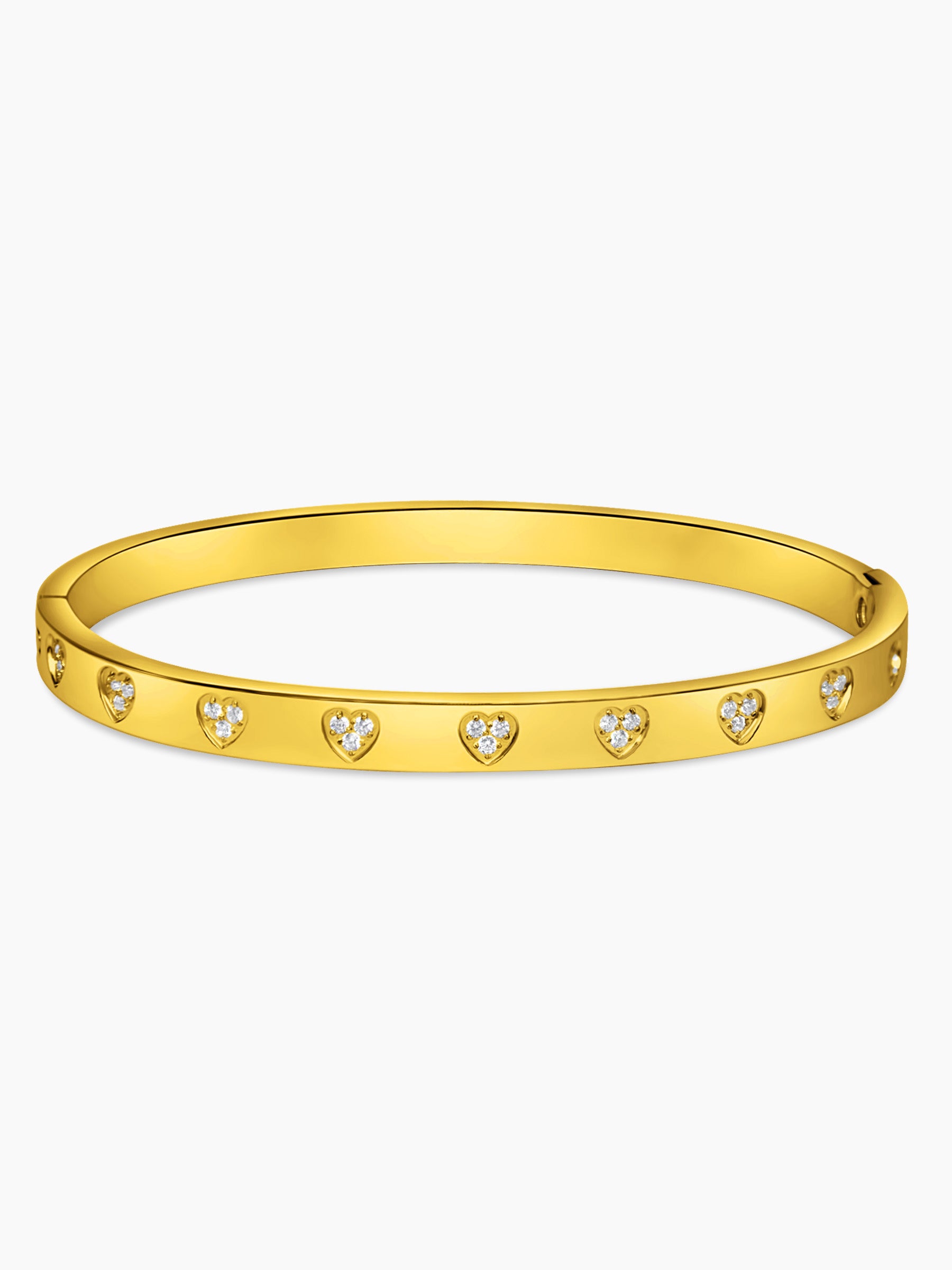 Love Heart Eternity Bangle