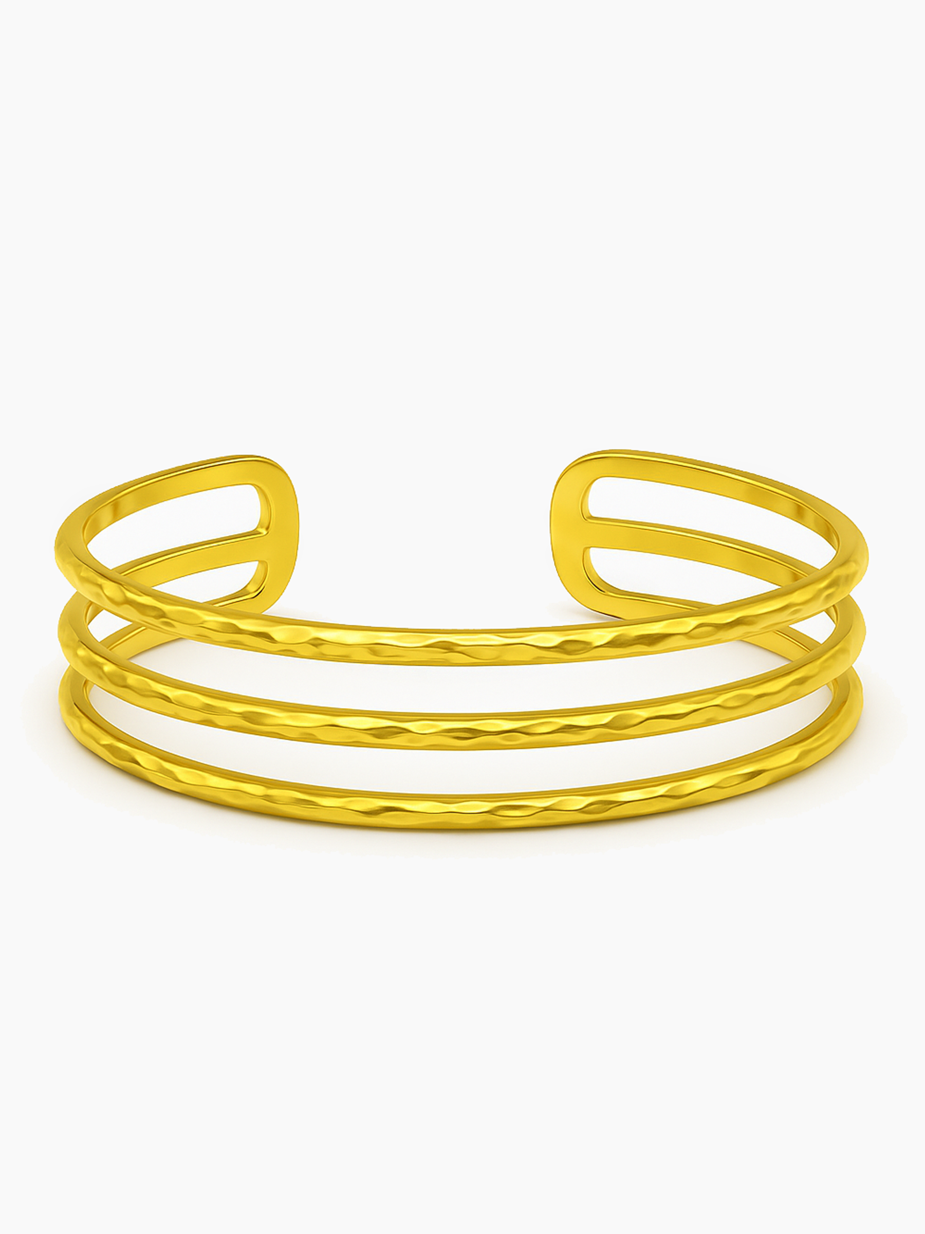 Gold Cuff Bracelet 18K Gold Plated