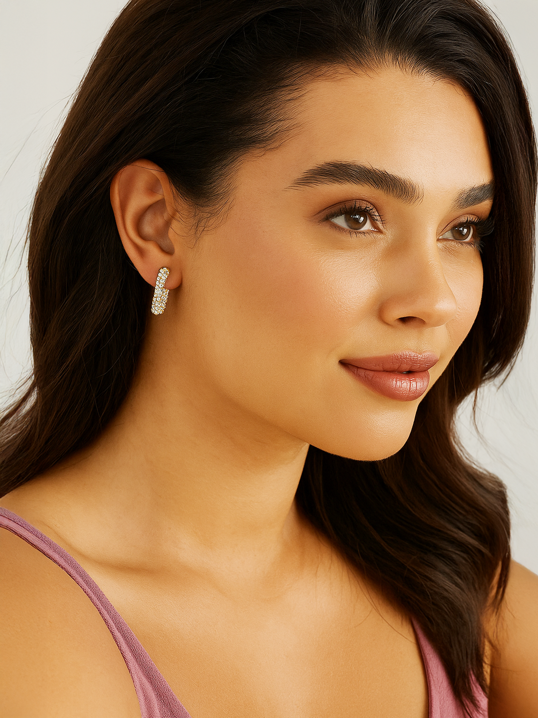 Gold Huggie Earrings