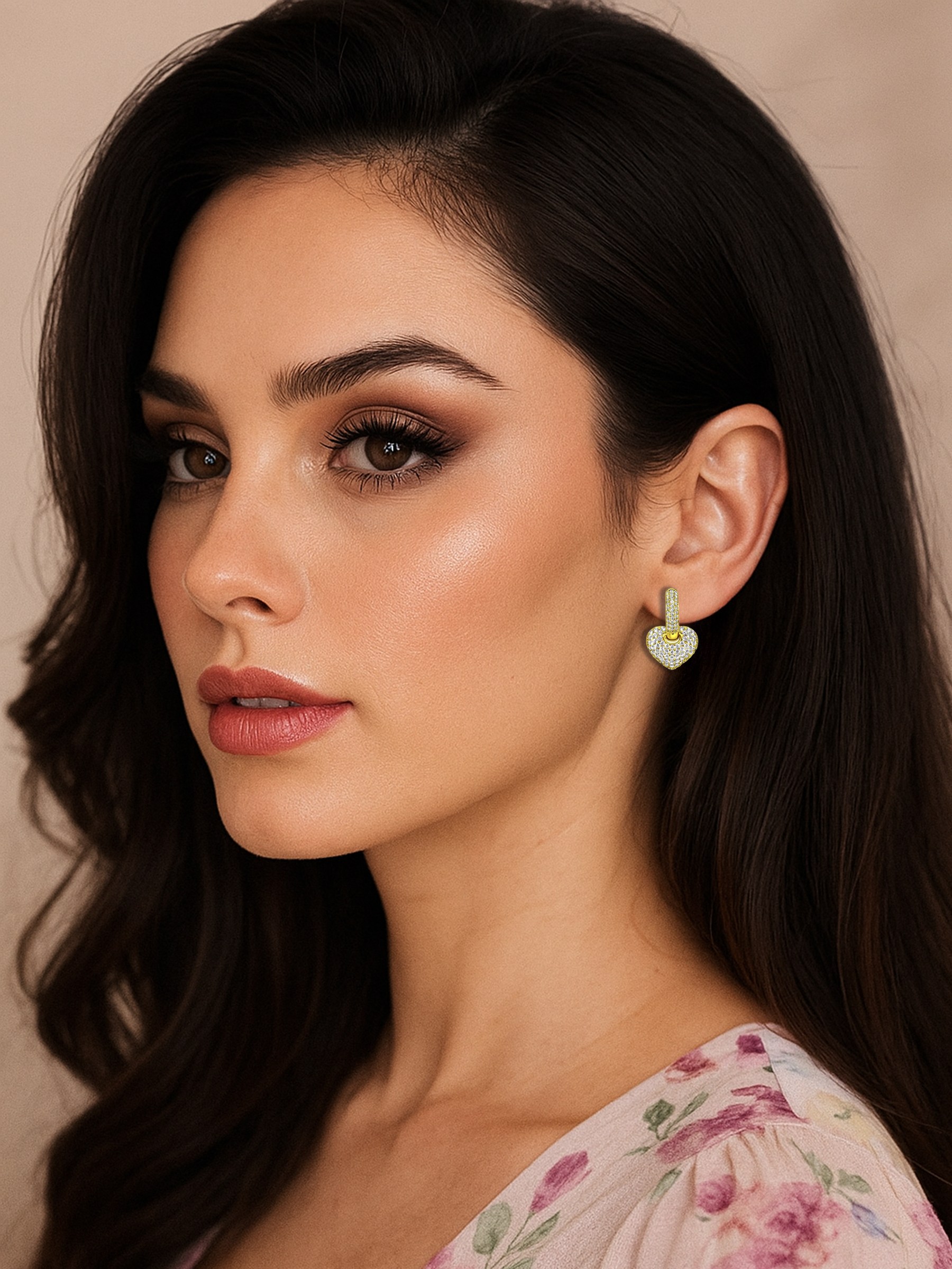 Silver Huggie Hoop Earrings