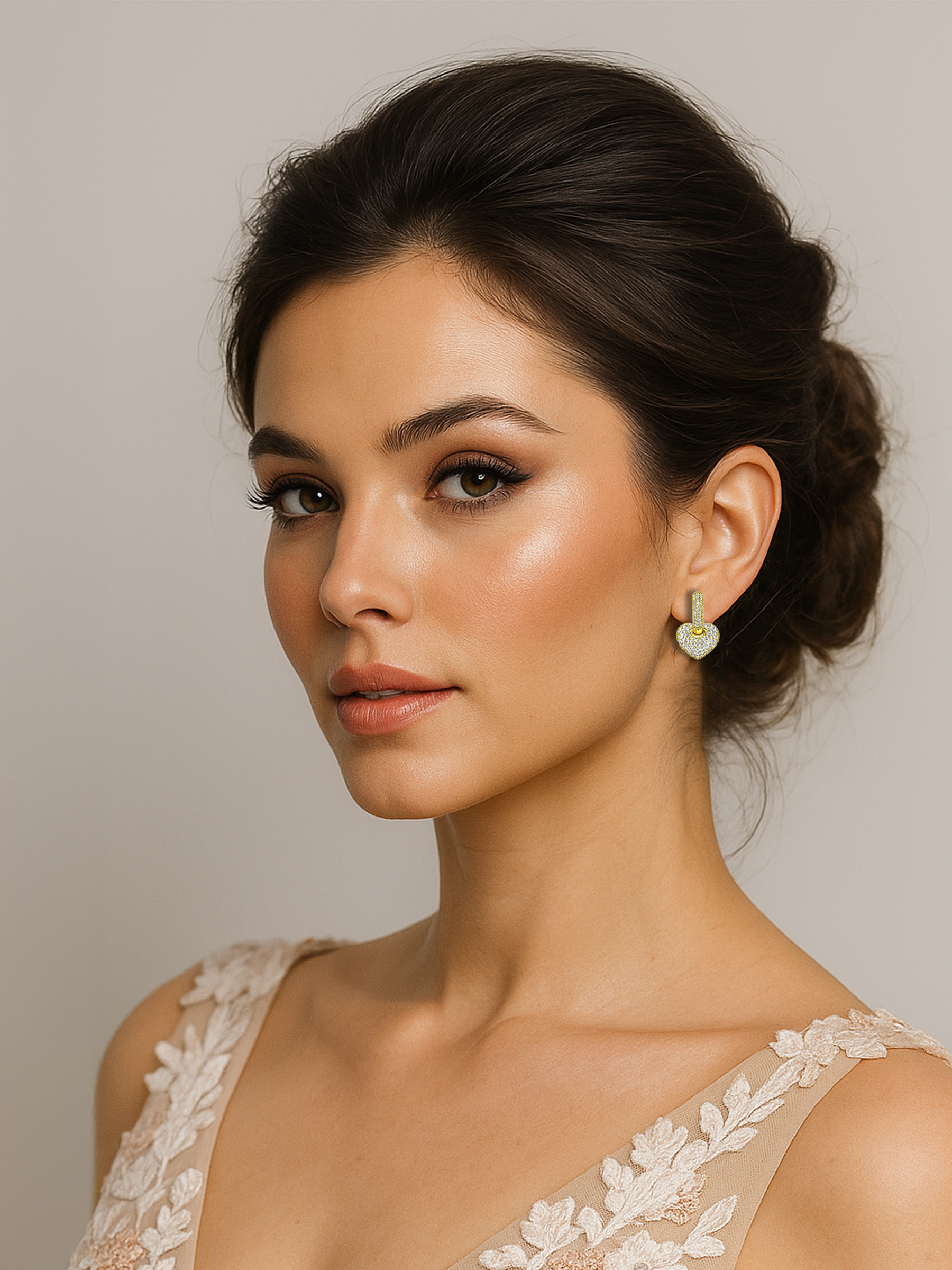 Silver Huggie Hoop Earrings