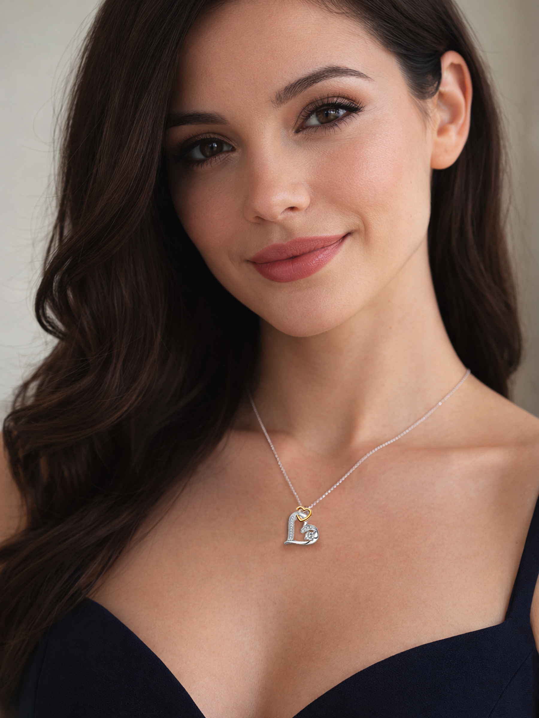 Infinity Love Heart Necklace