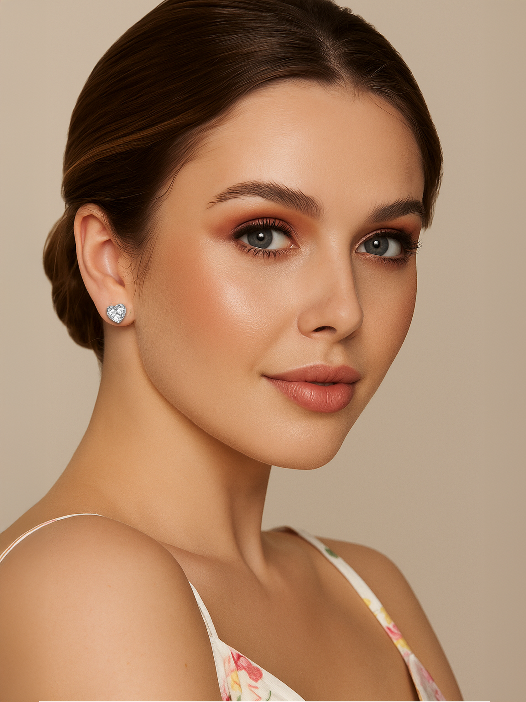 Silver Heart Earrings