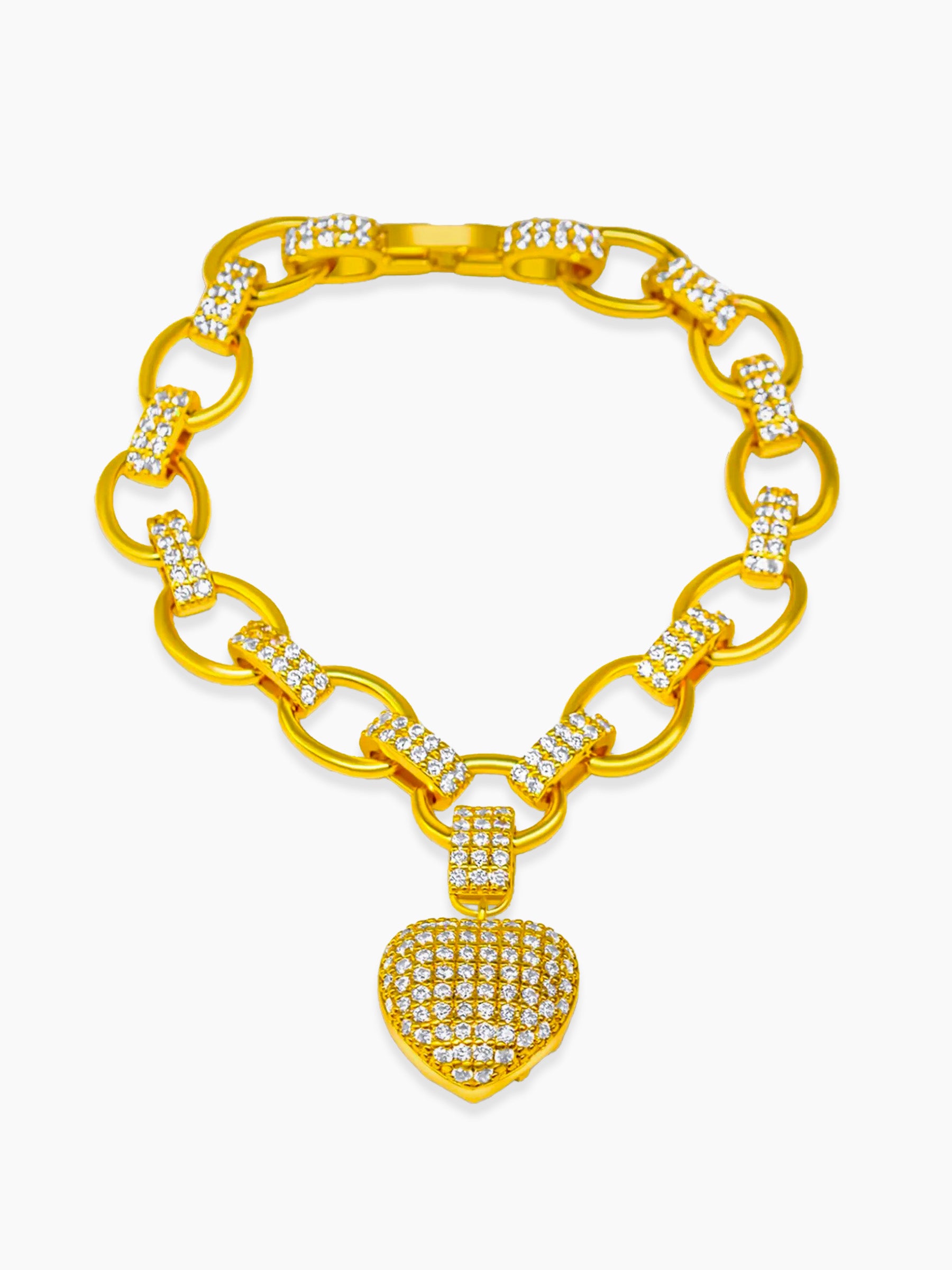 Gold Link Chain Bracelet