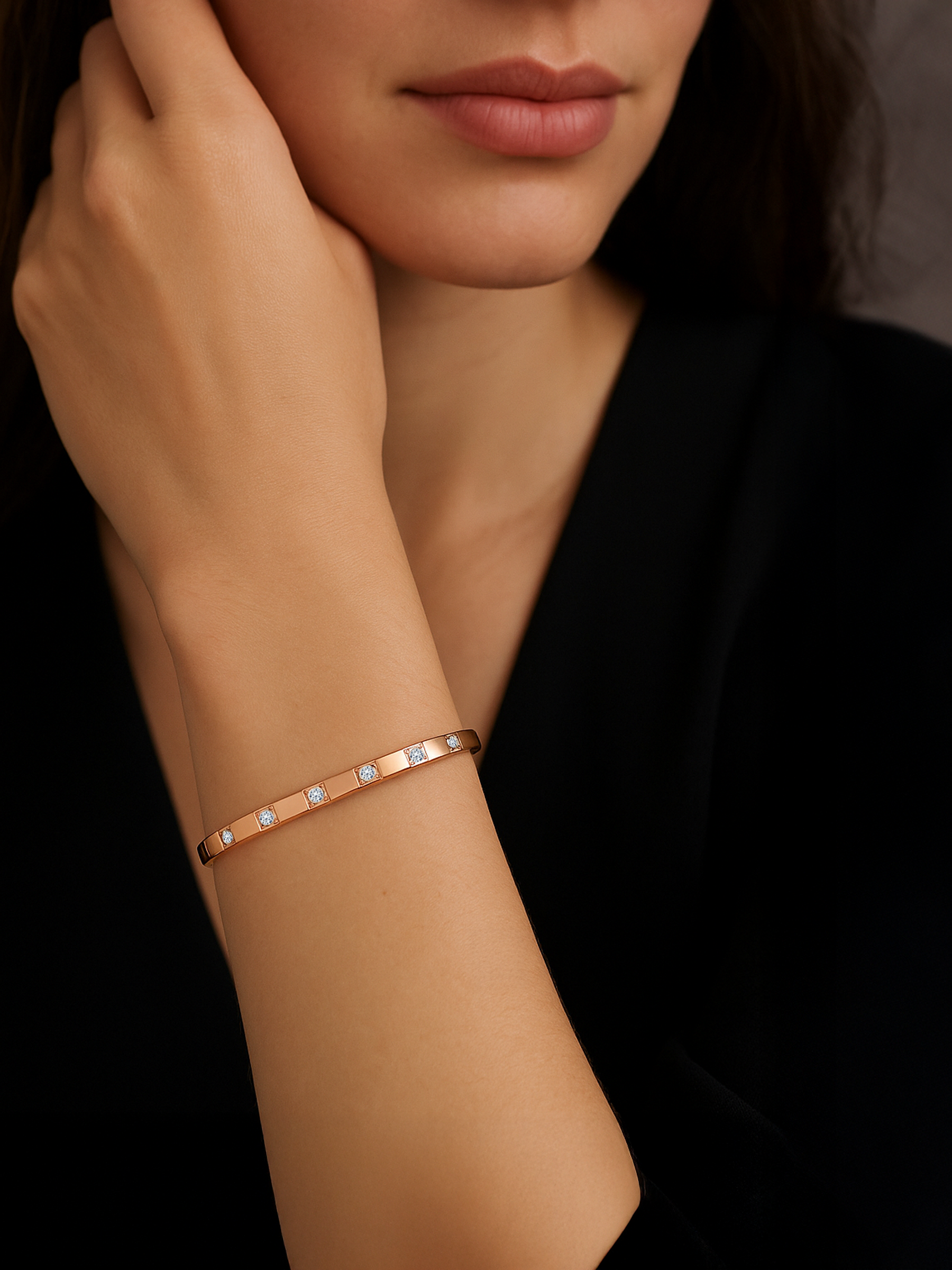 Bangle Bracelet Gold Vermeil