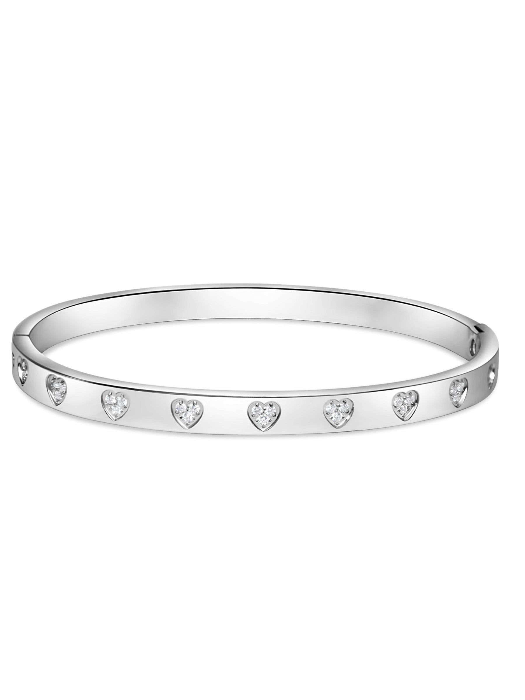 Love Heart Eternity Bangle