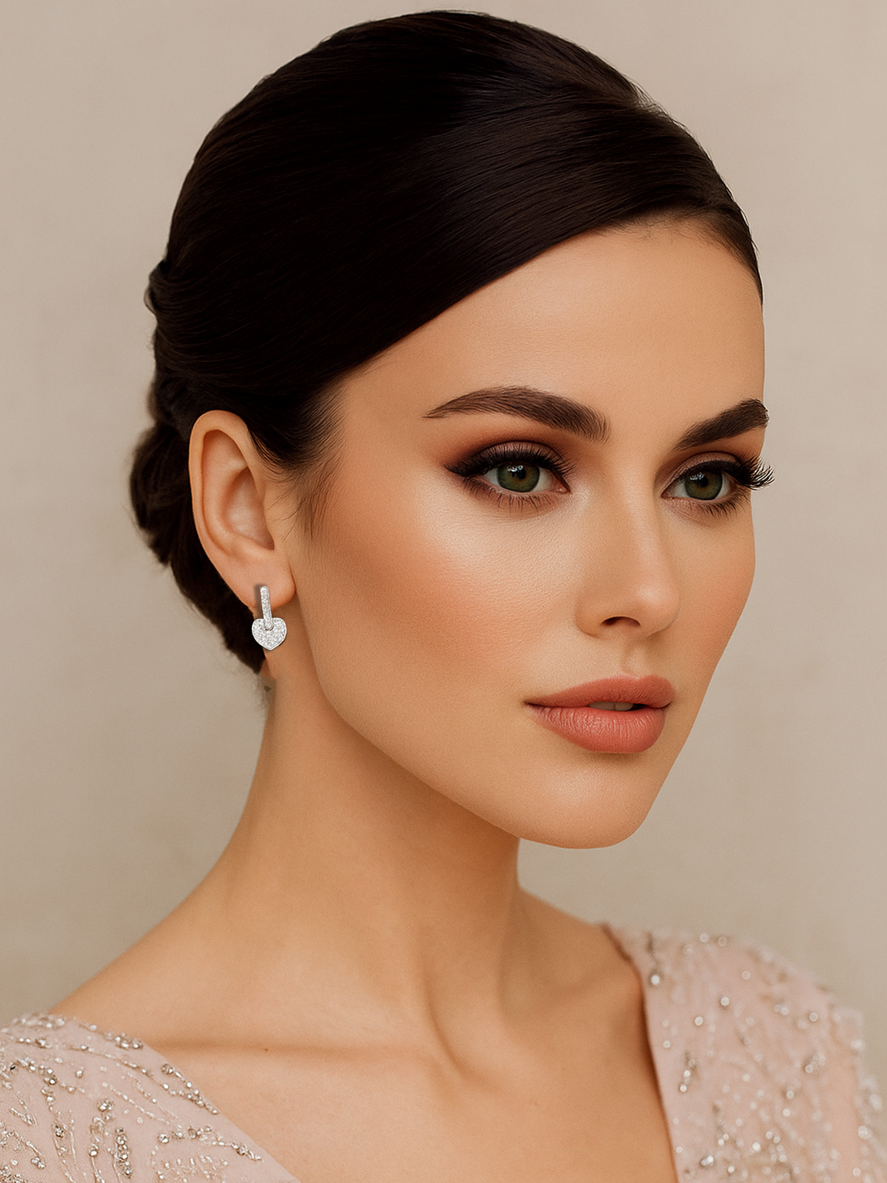 Silver Huggie Hoop Earrings