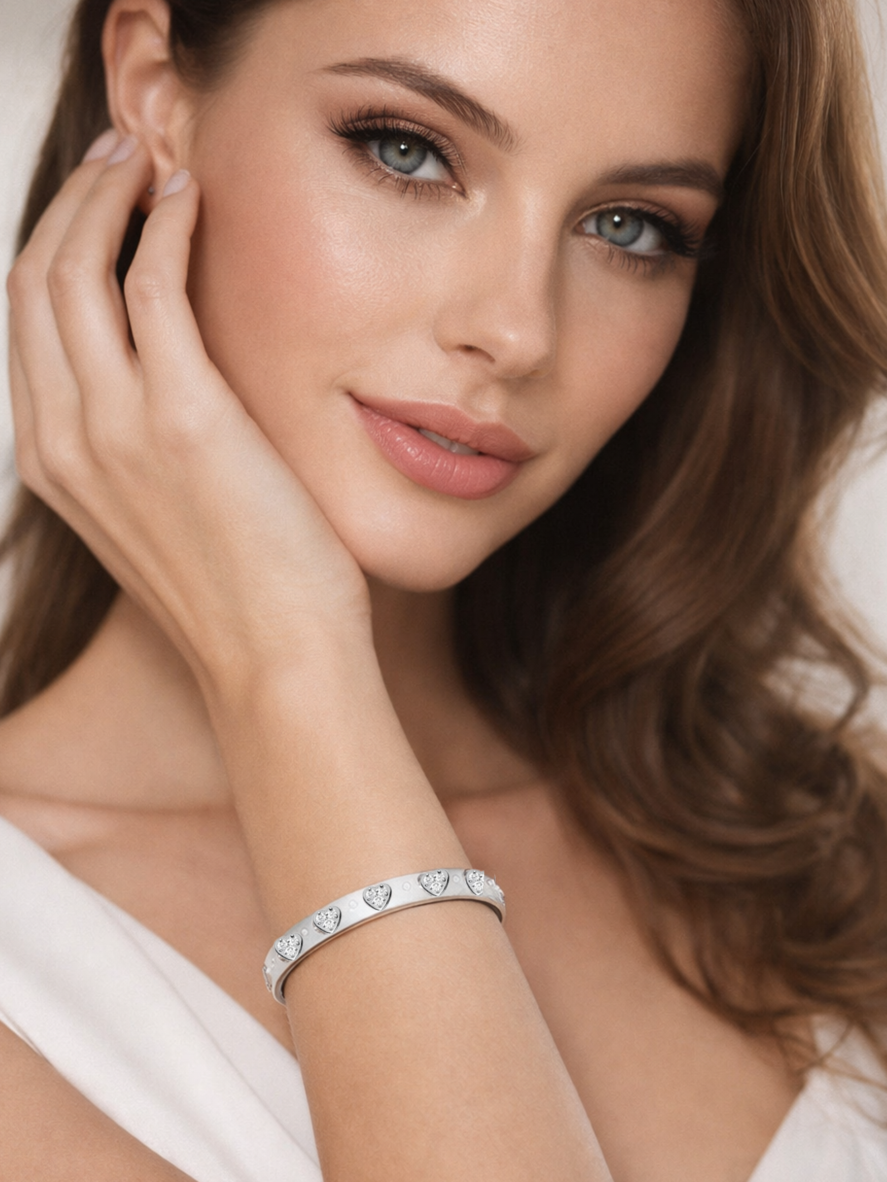 Love Heart Eternity Bangle