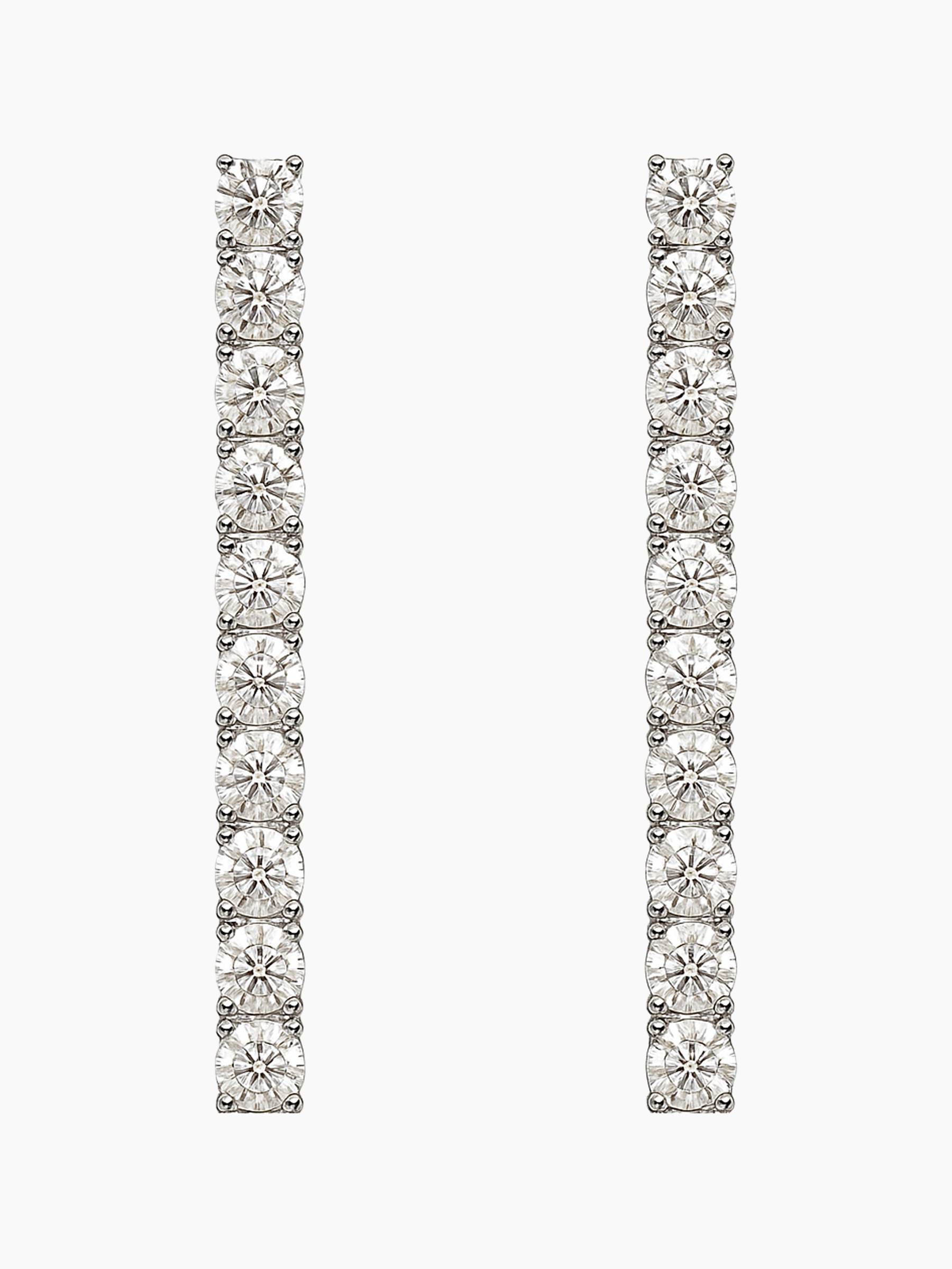 Tennis Line Earrings