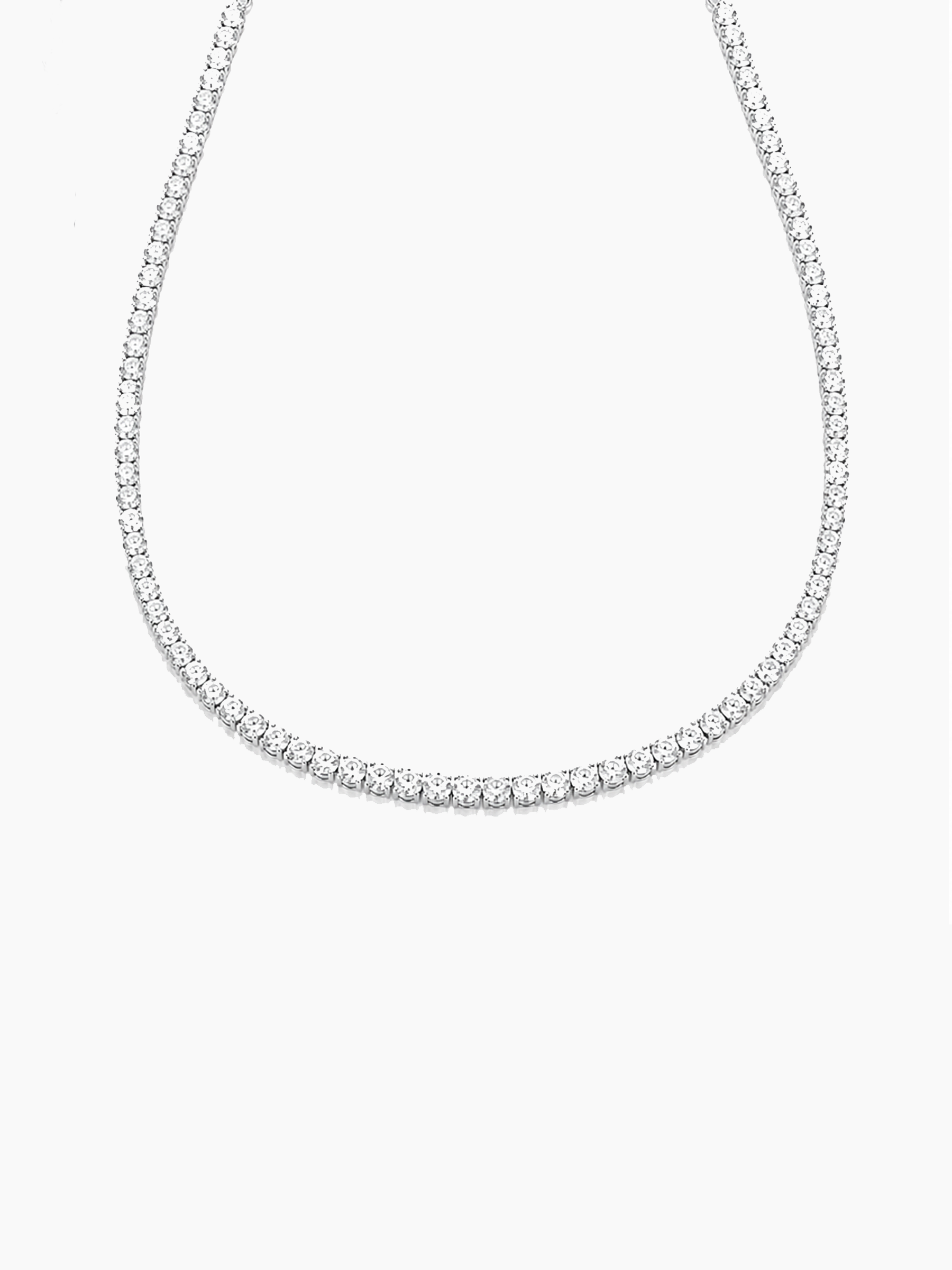 Adjustable Classic Tennis Necklace 