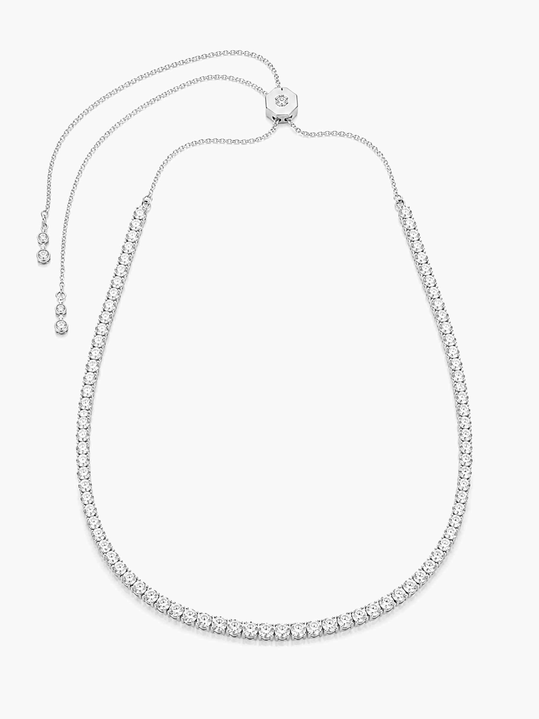 Adjustable Classic Tennis Necklace 