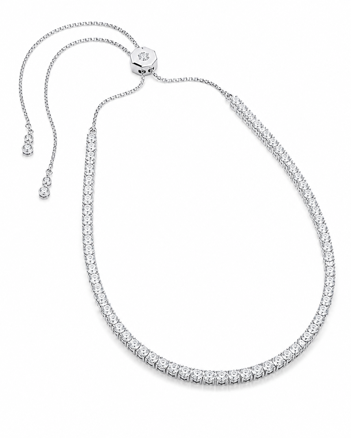 Adjustable Classic Tennis Necklace 