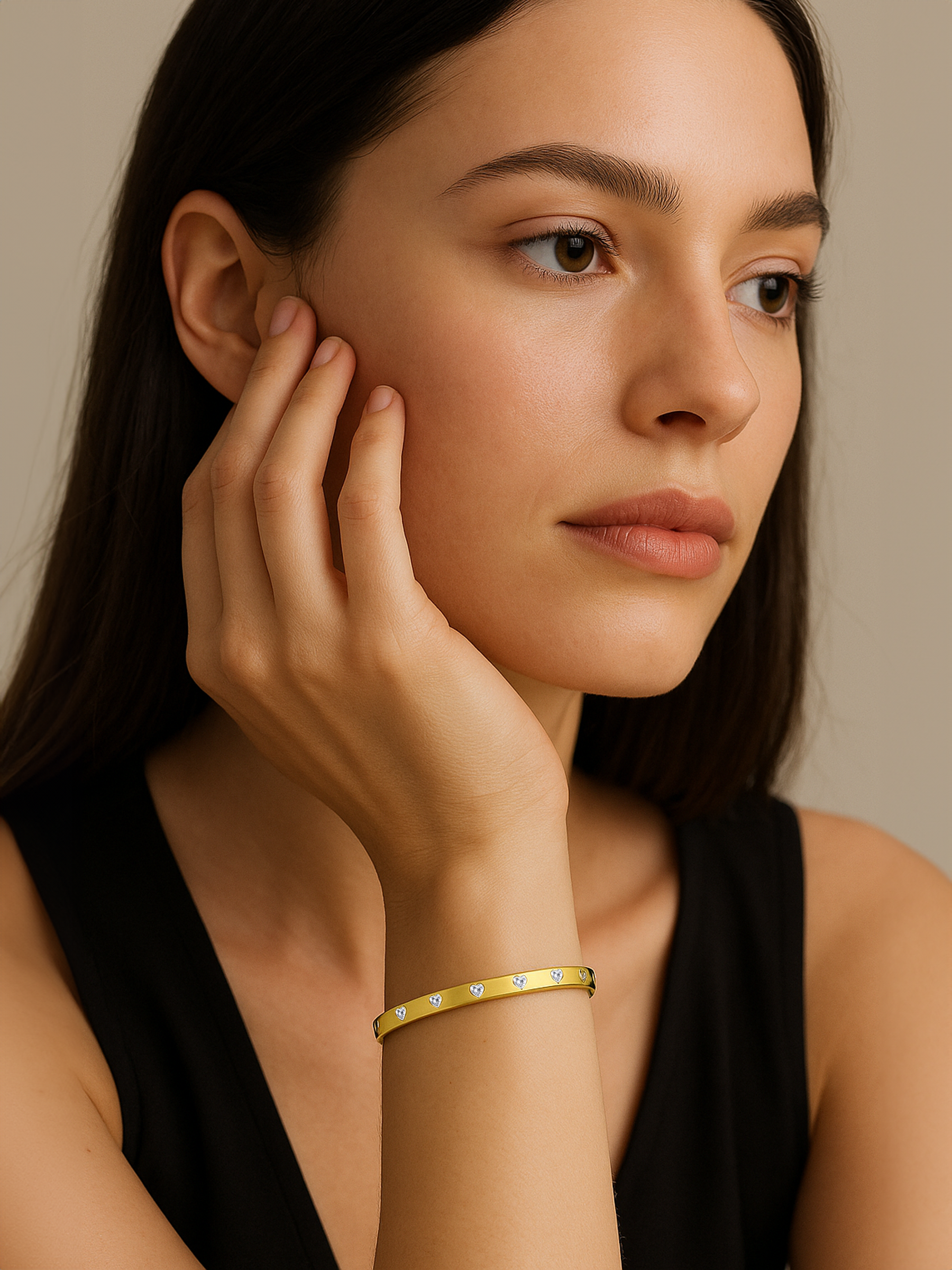Love Heart Eternity Bangle