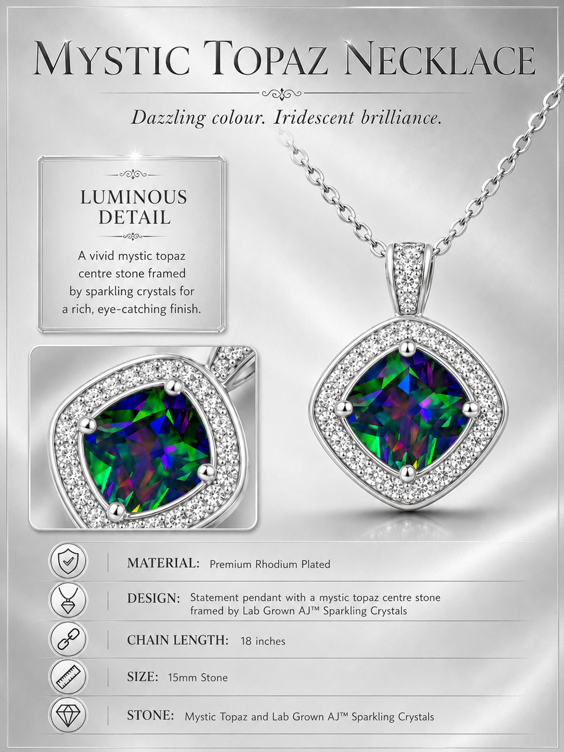 Mystic Topaz Necklace