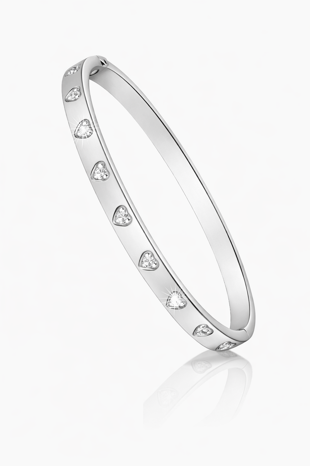 Love Heart Eternity Bangle