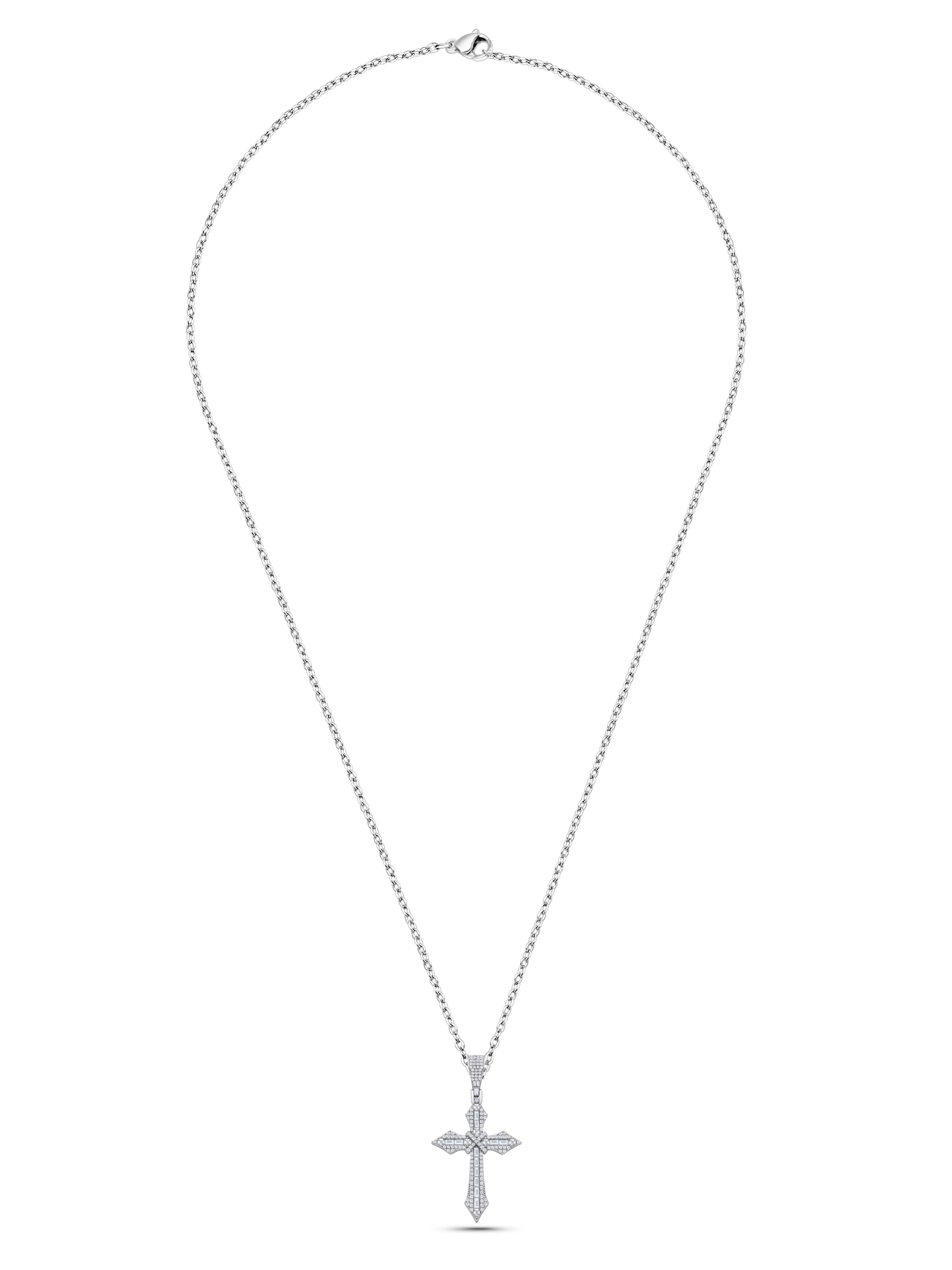 Sterling Silver Cross Necklace