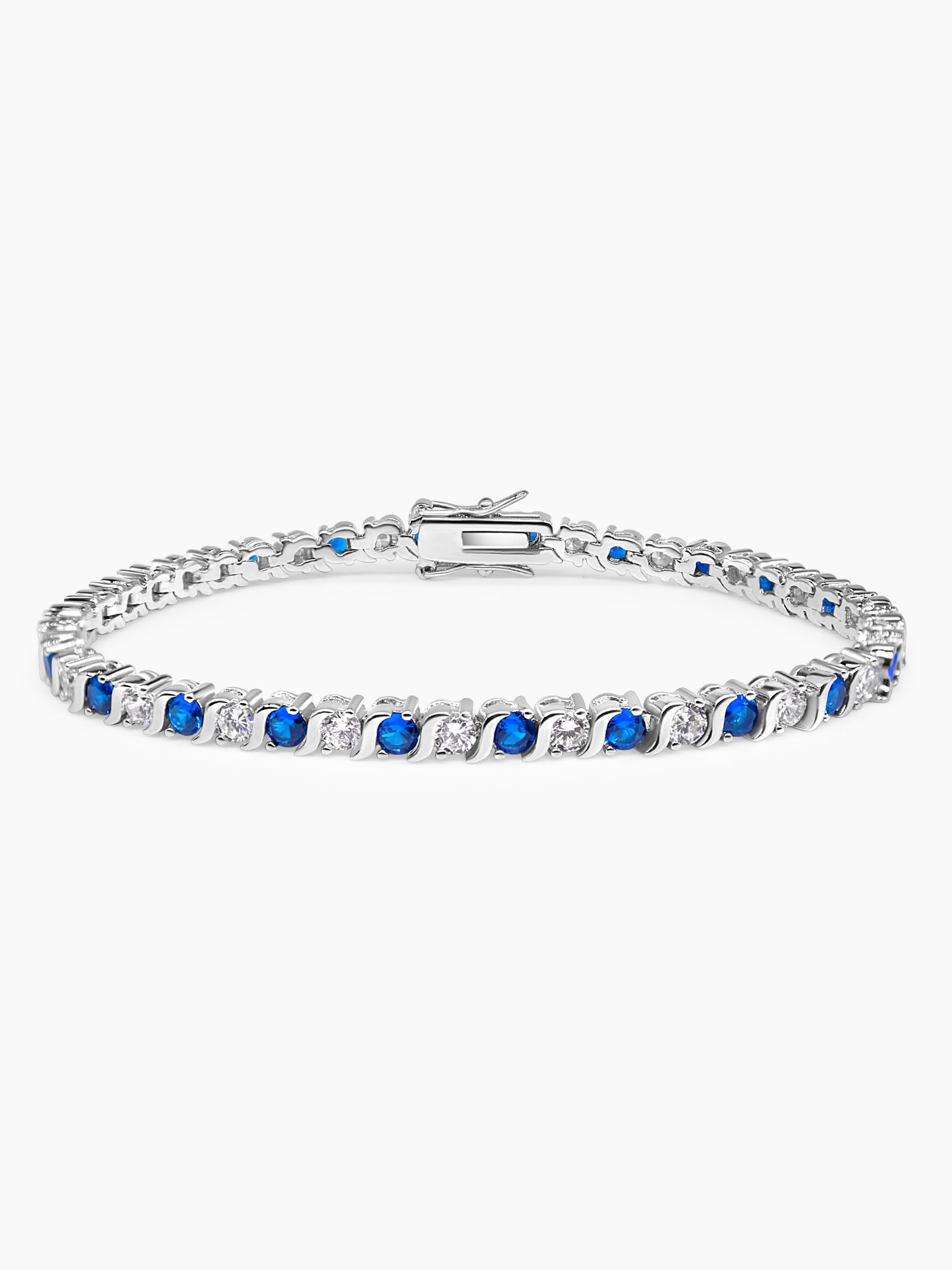 Blue Sapphire Tennis Bracelet