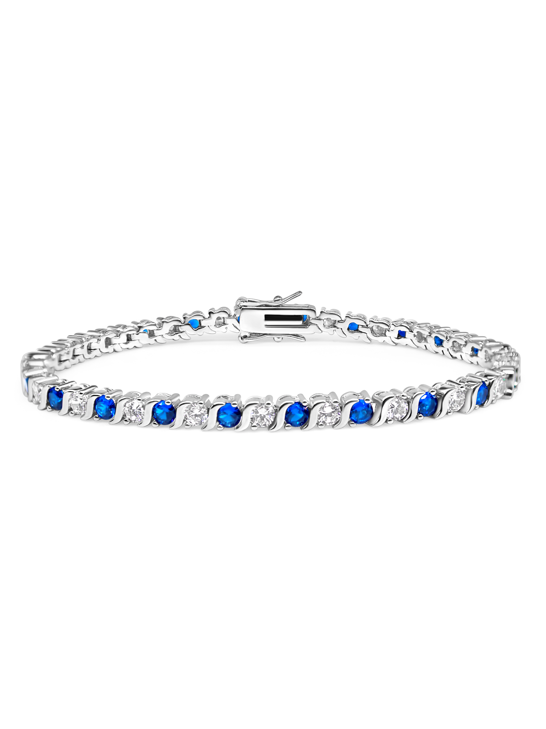 Blue Sapphire Tennis Bracelet