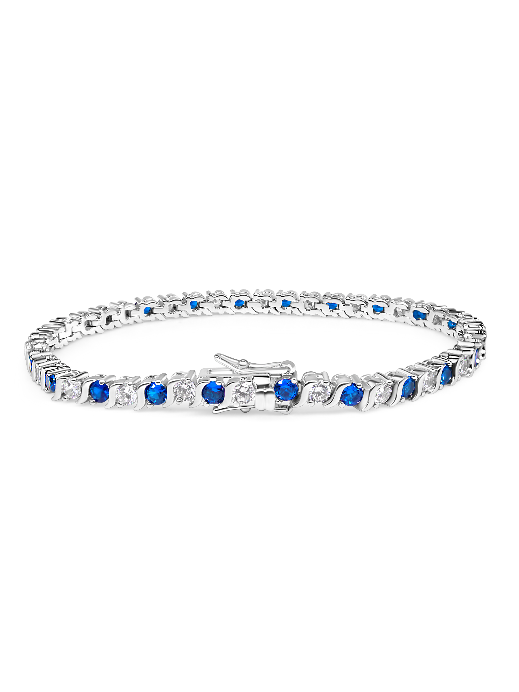 Blue Sapphire Tennis Bracelet