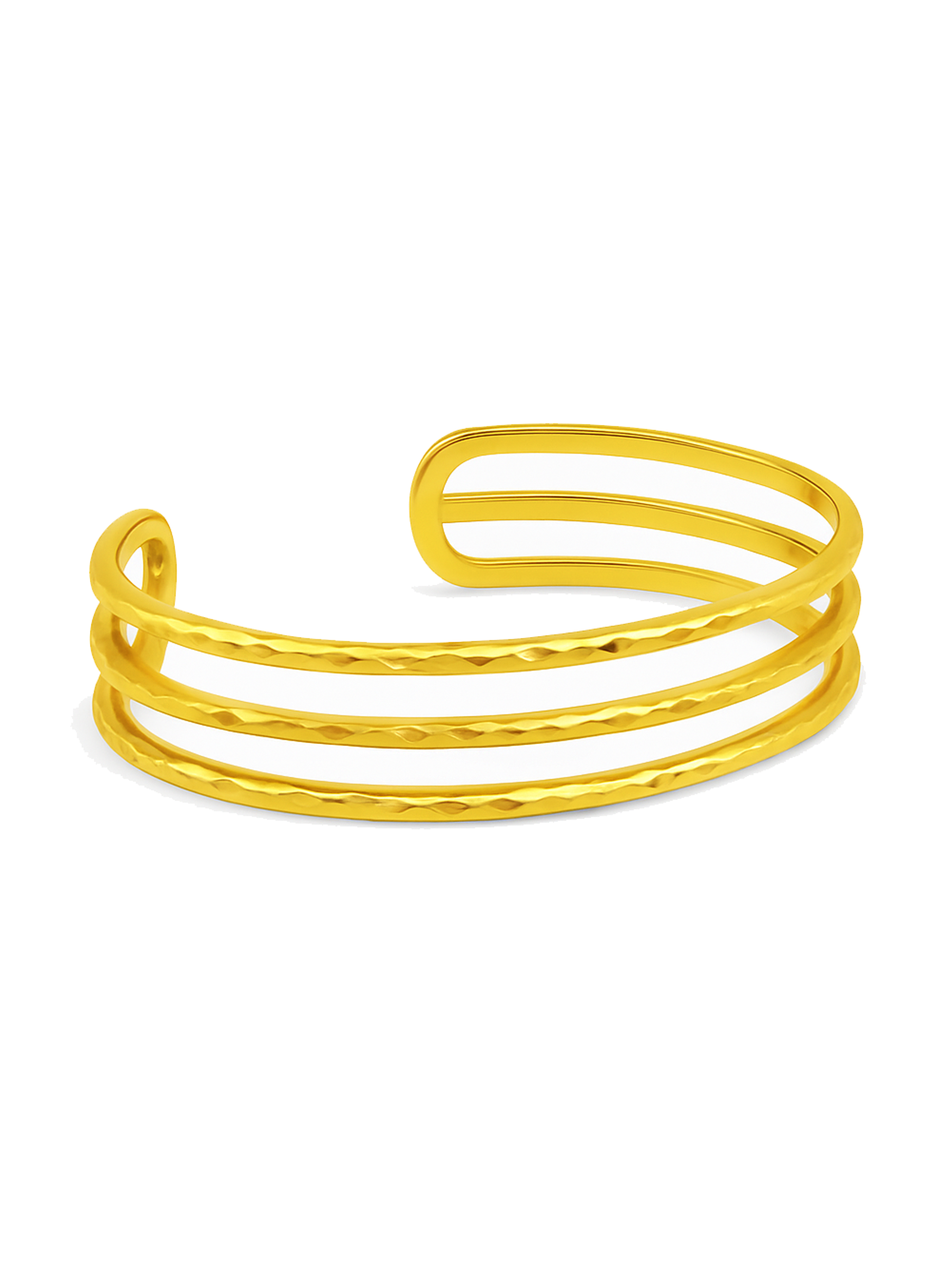 Gold Cuff Bracelet 18K Gold Plated