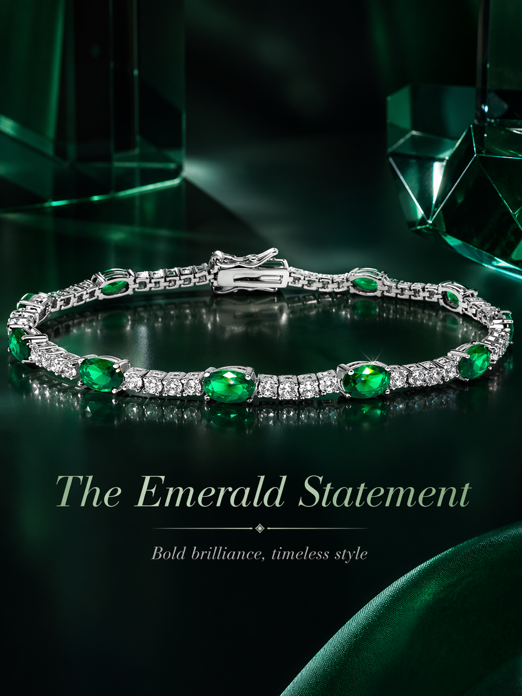 Emerald Tennis Bracelet