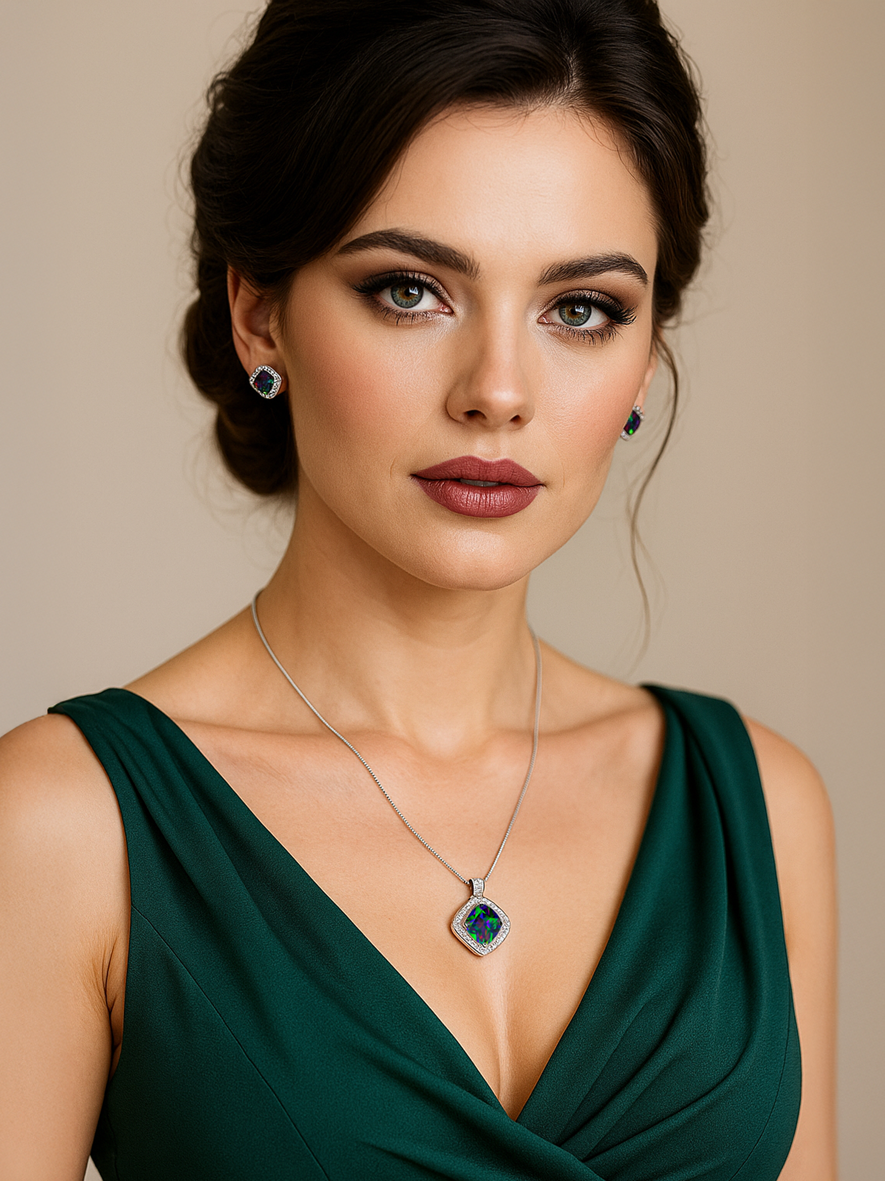 Model Mystic Topaz Necklace