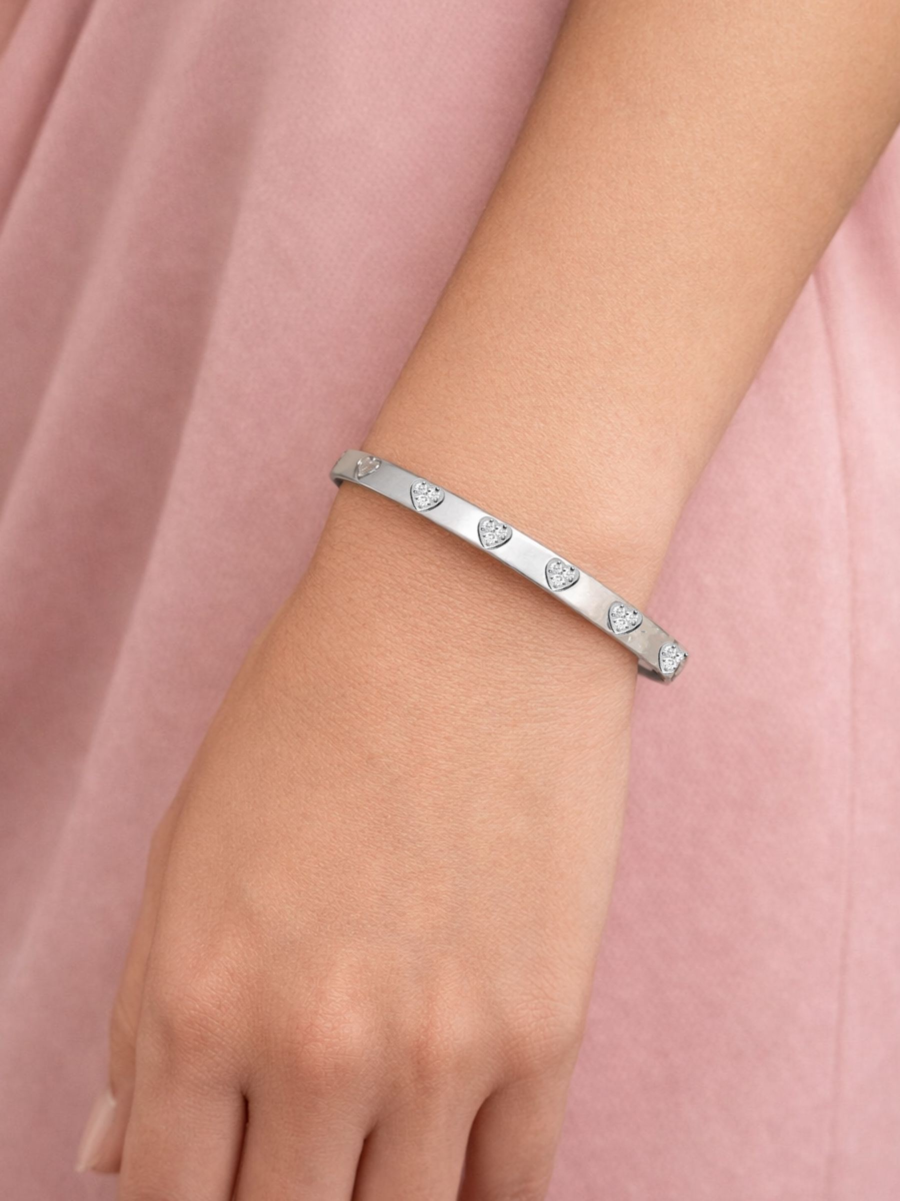 Love Heart Eternity Bangle