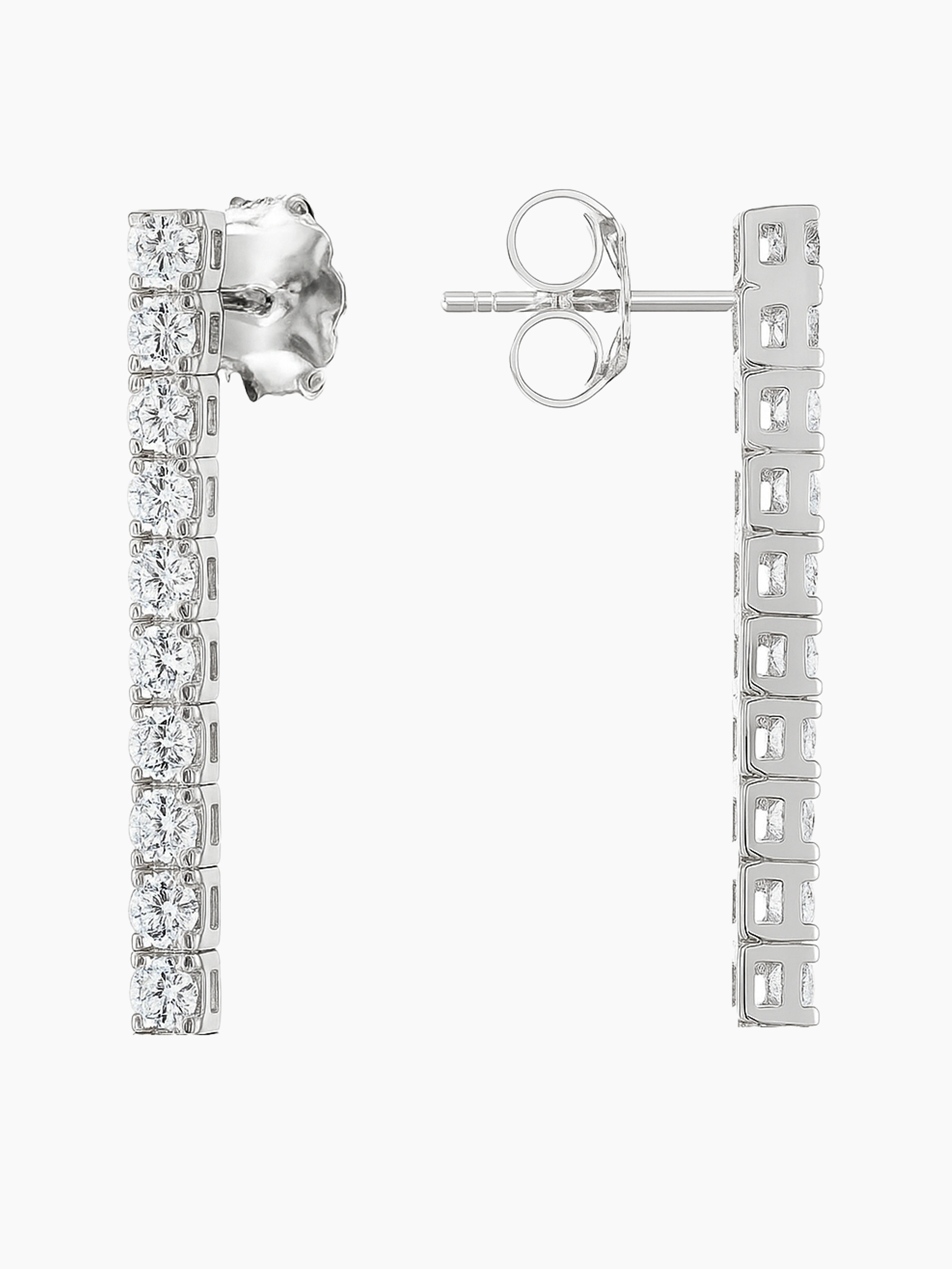 Tennis Line Earrings